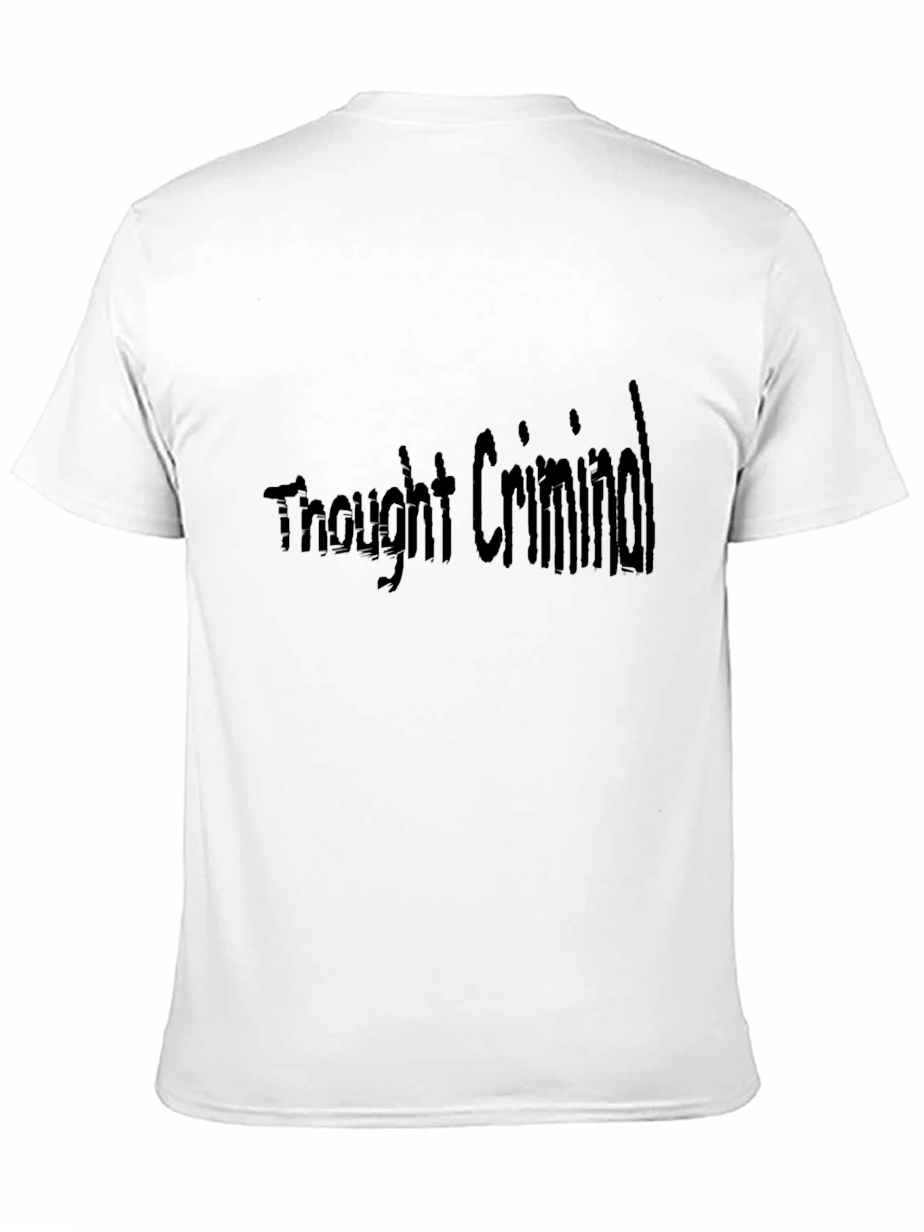 Thought Criminal Black T-Shirt - Express Yourself