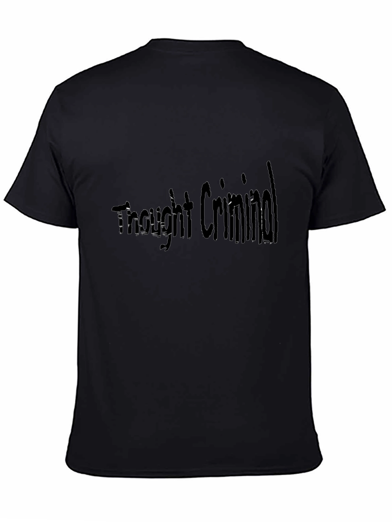 Thought Criminal Black T-Shirt - Express Yourself