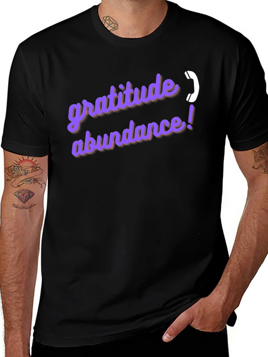 Gratitude Abundance Graphic Tee