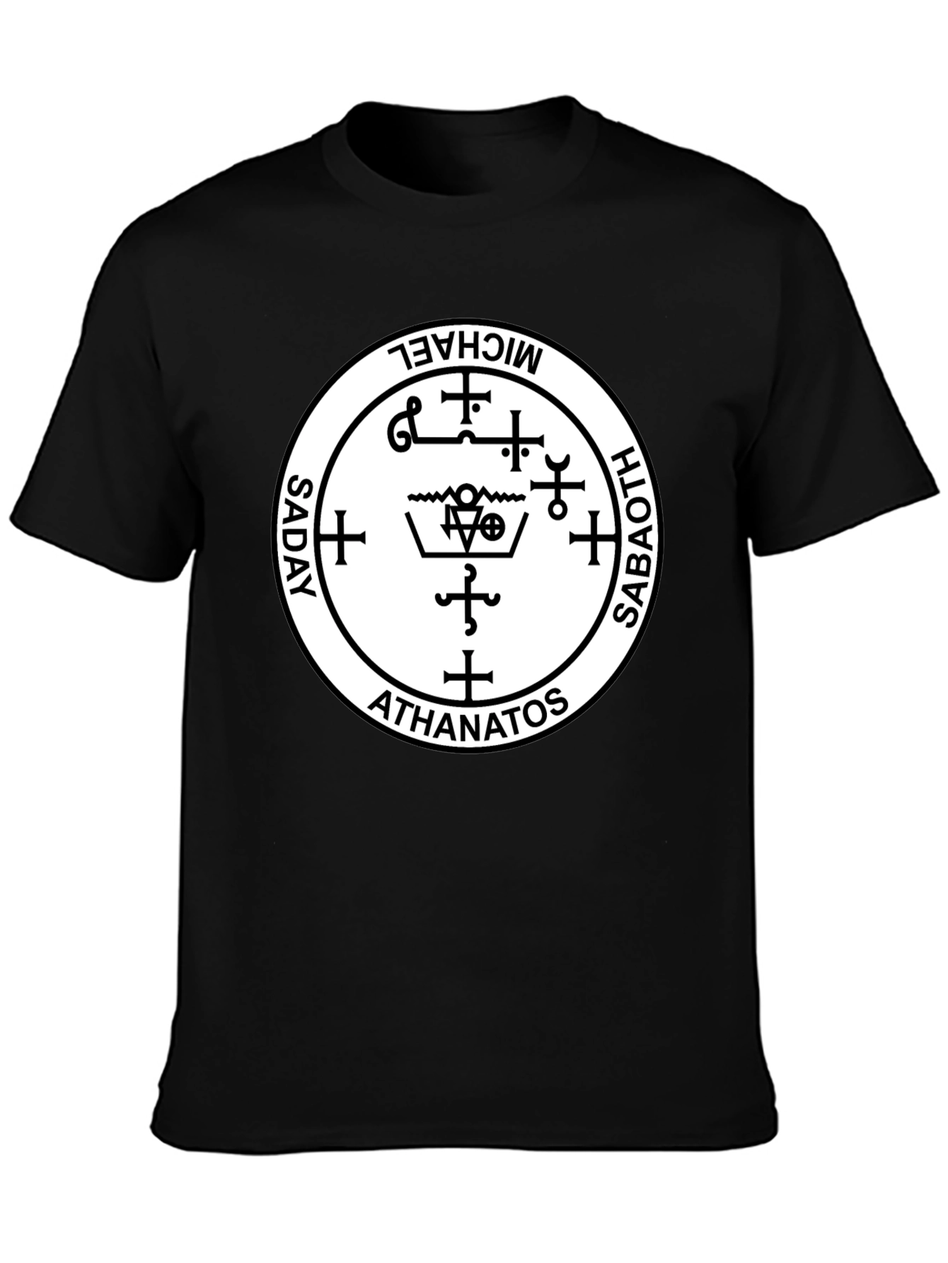Occult Sigil T-Shirt - Michael Saboath Athanatos Saday