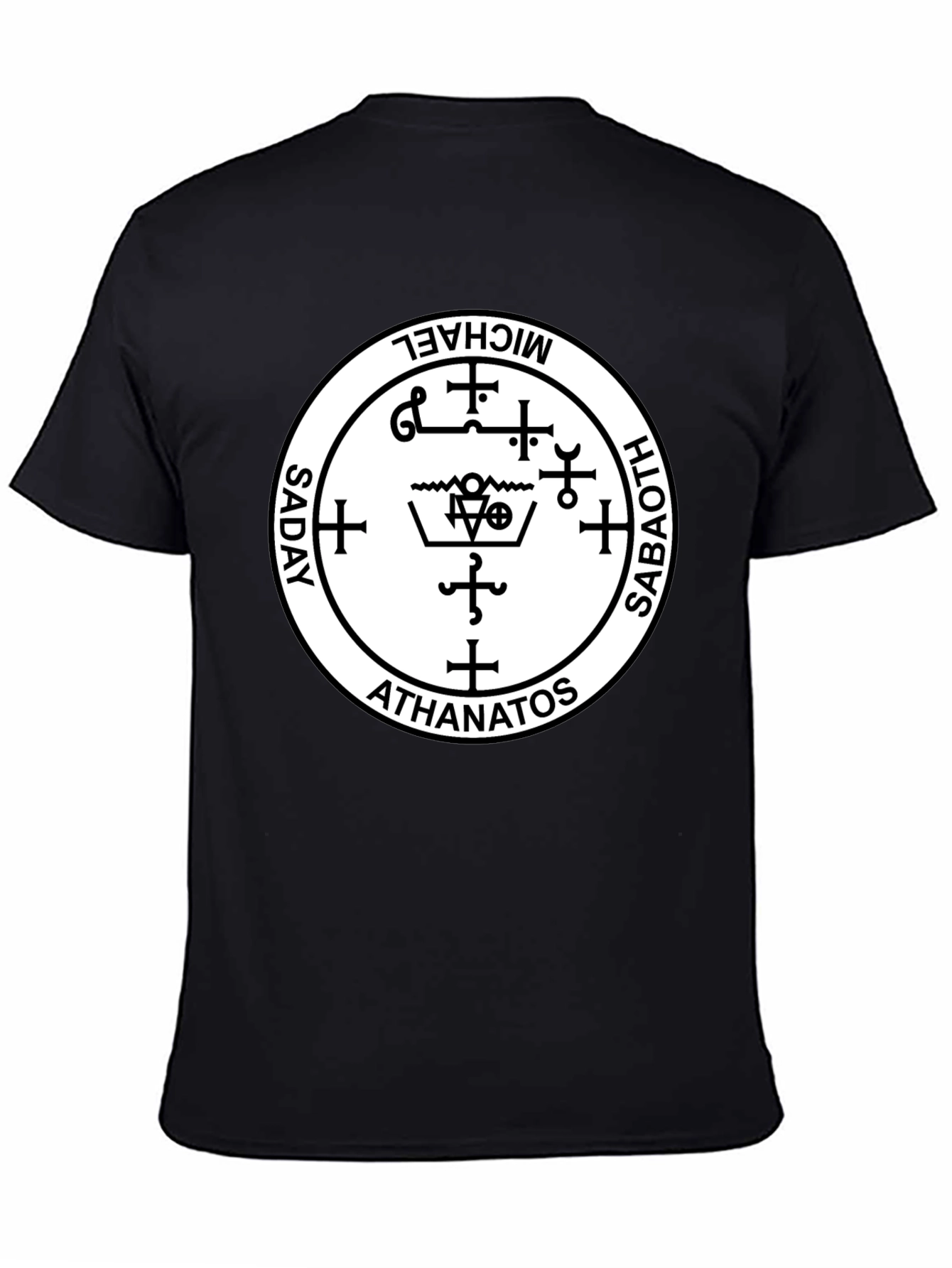 Occult Sigil T-Shirt - Michael Saboath Athanatos Saday