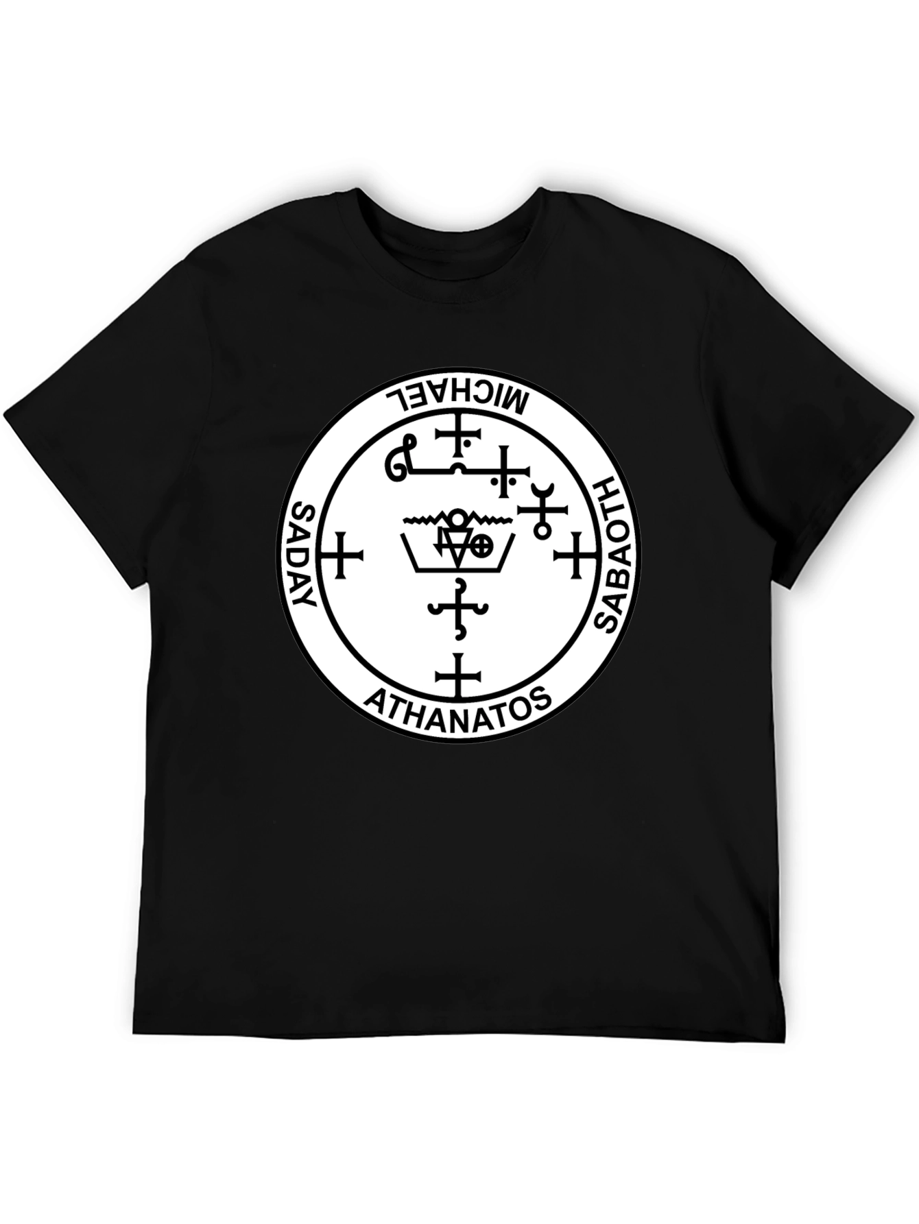 Occult Sigil T-Shirt - Michael Saboath Athanatos Saday