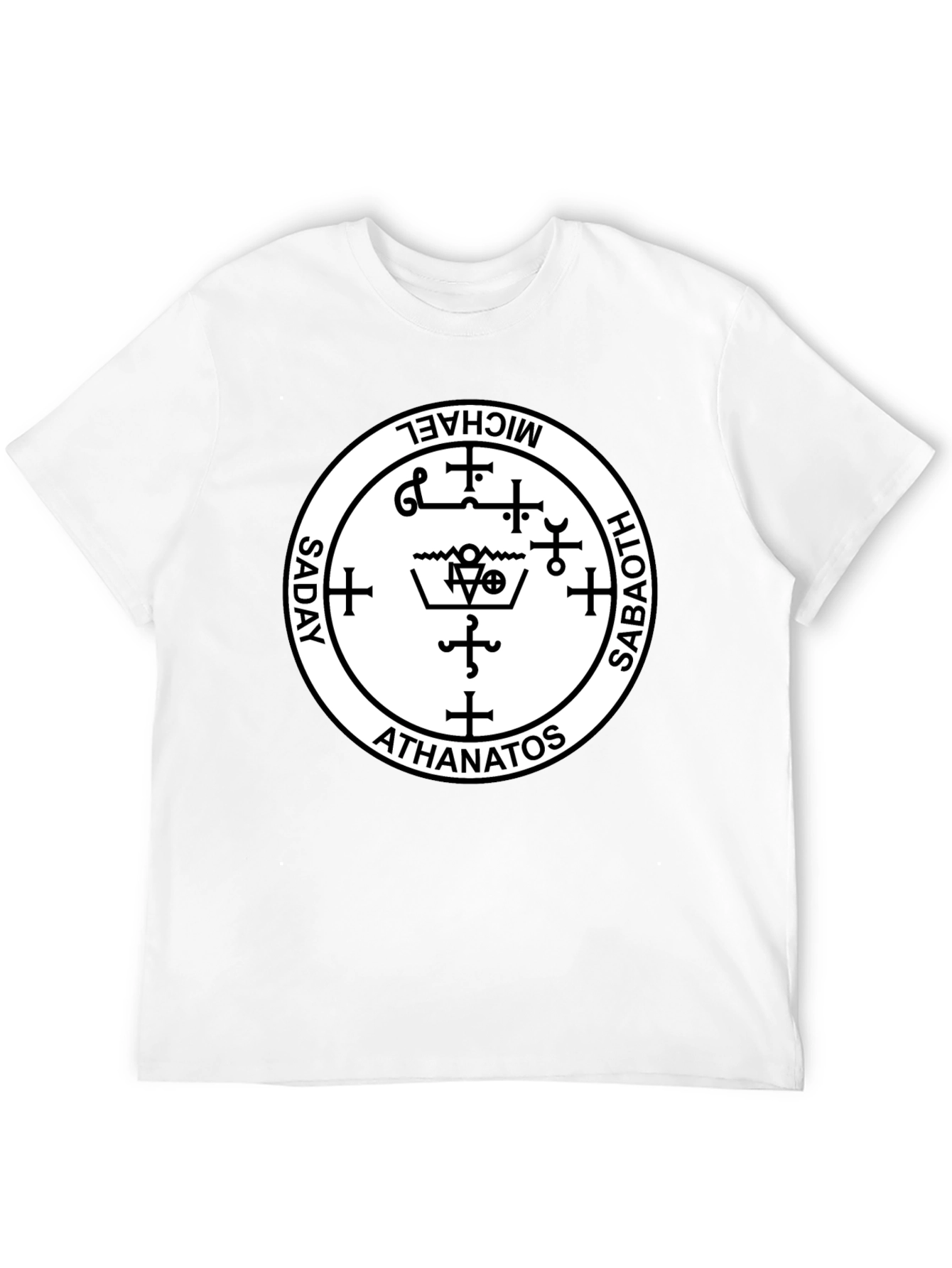 Occult Sigil T-Shirt - Michael Saboath Athanatos Saday