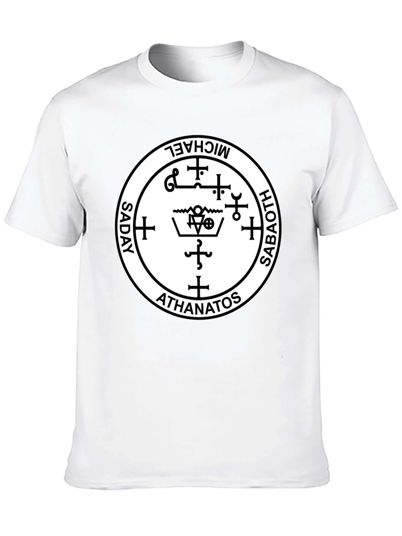 Occult Sigil T-Shirt - Michael Saboath Athanatos Saday