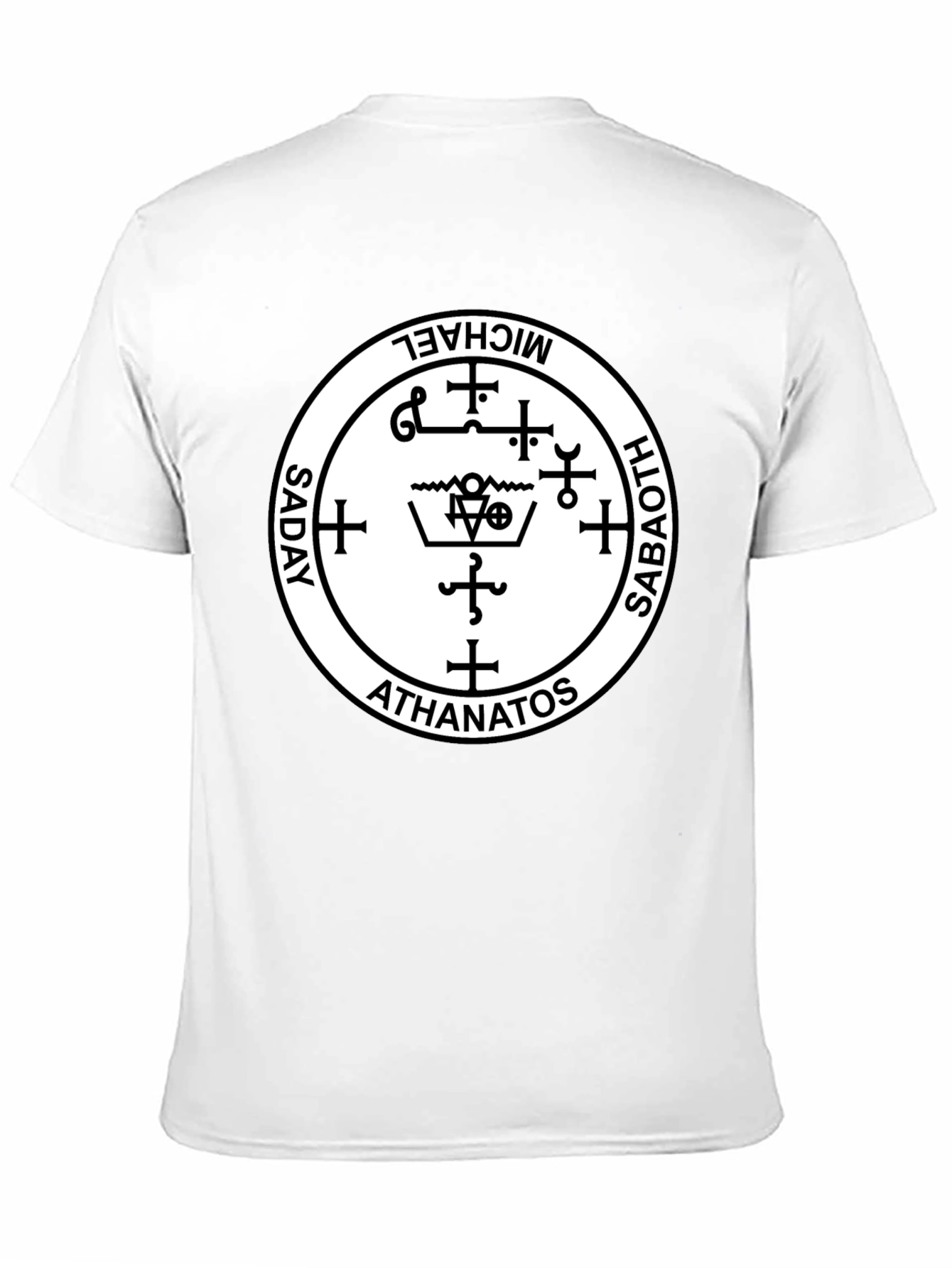 Occult Sigil T-Shirt - Michael Saboath Athanatos Saday