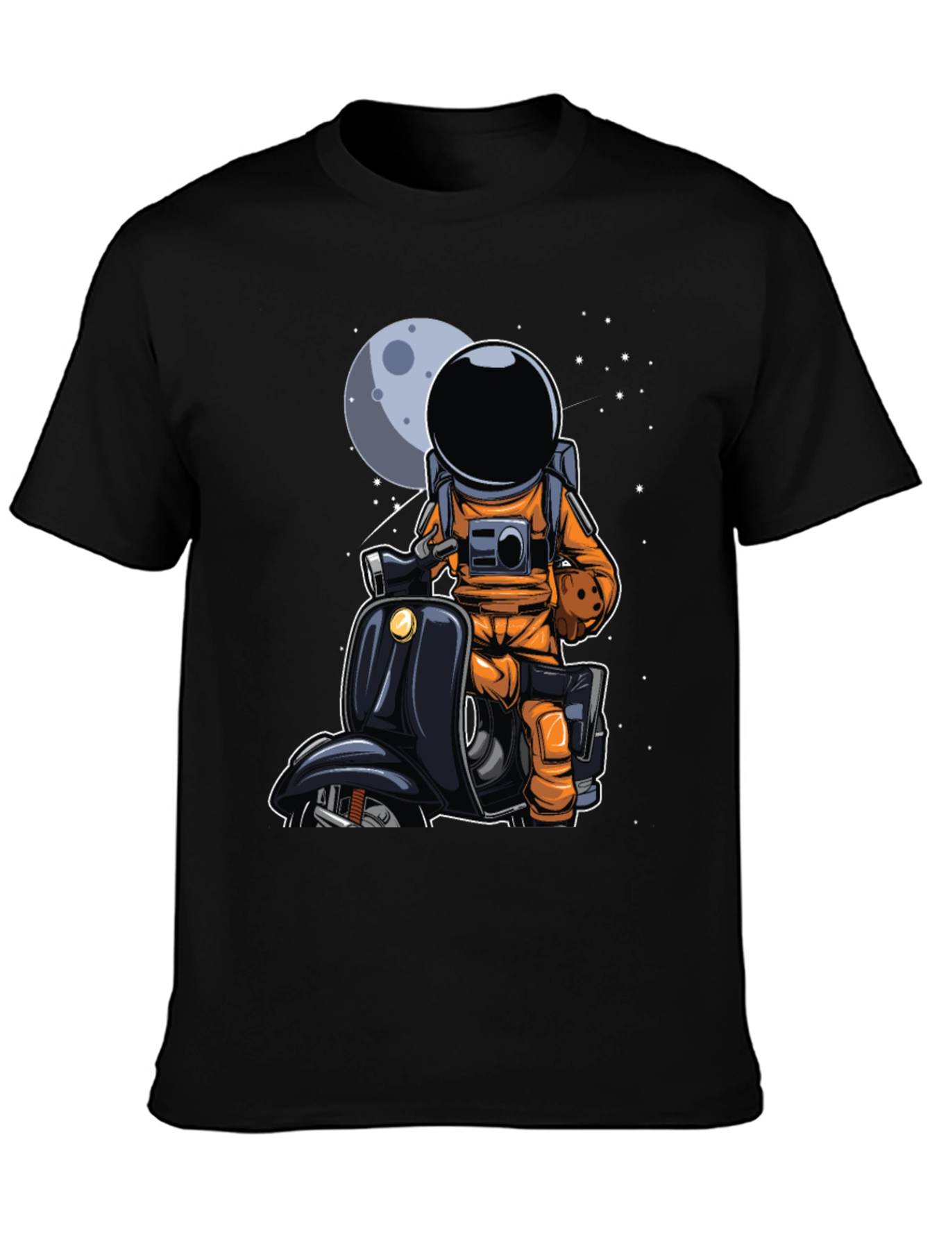 Astronaut on Scooter Graphic Tee