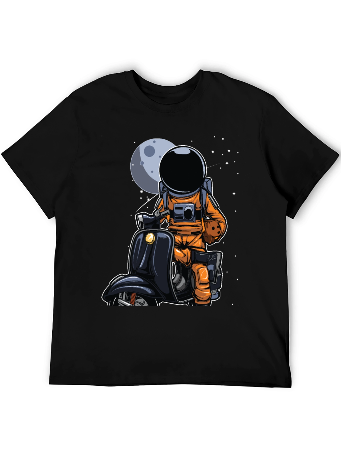 Astronaut on Scooter Graphic Tee