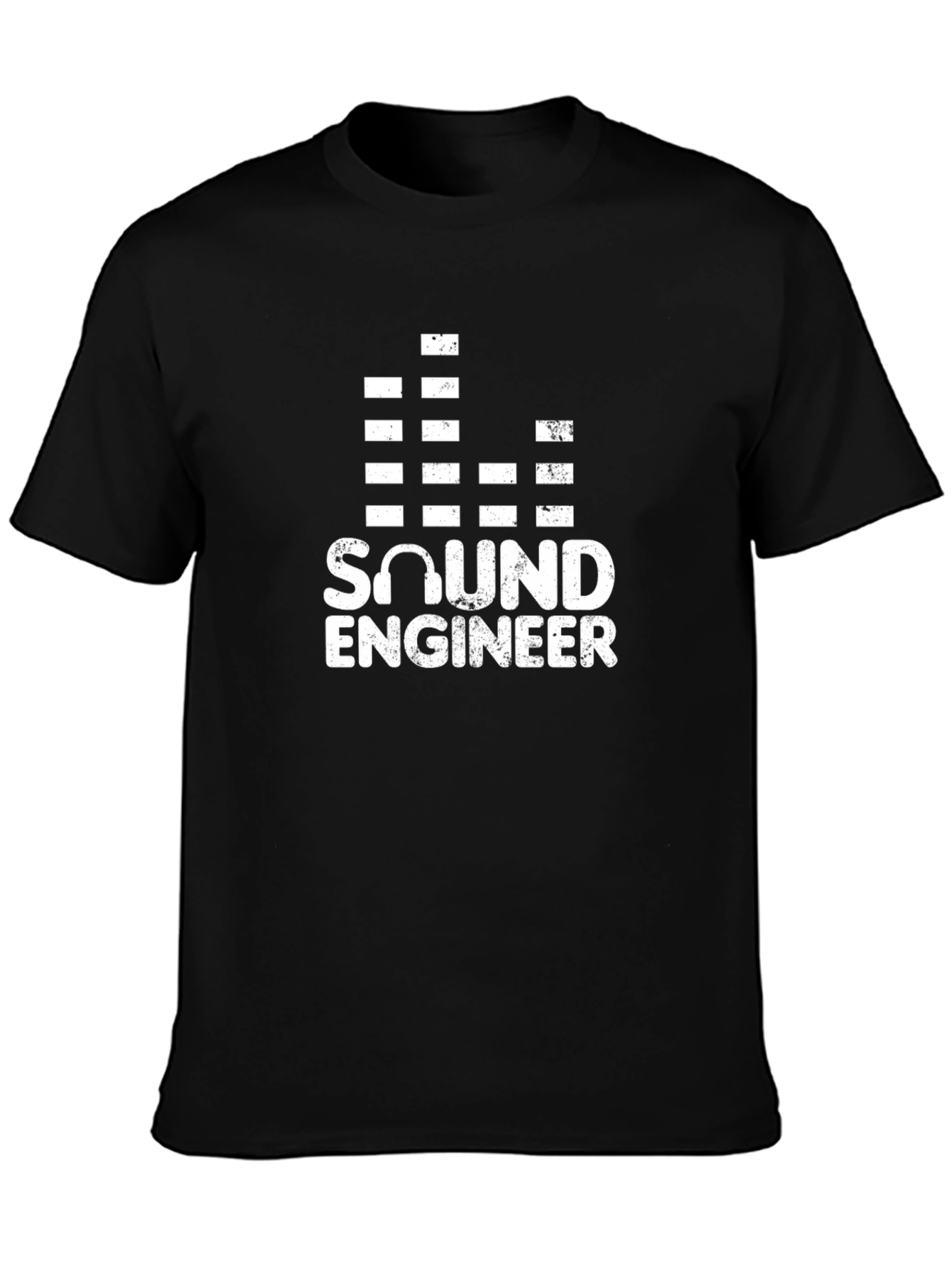 Sound Engineer Black T-Shirt
