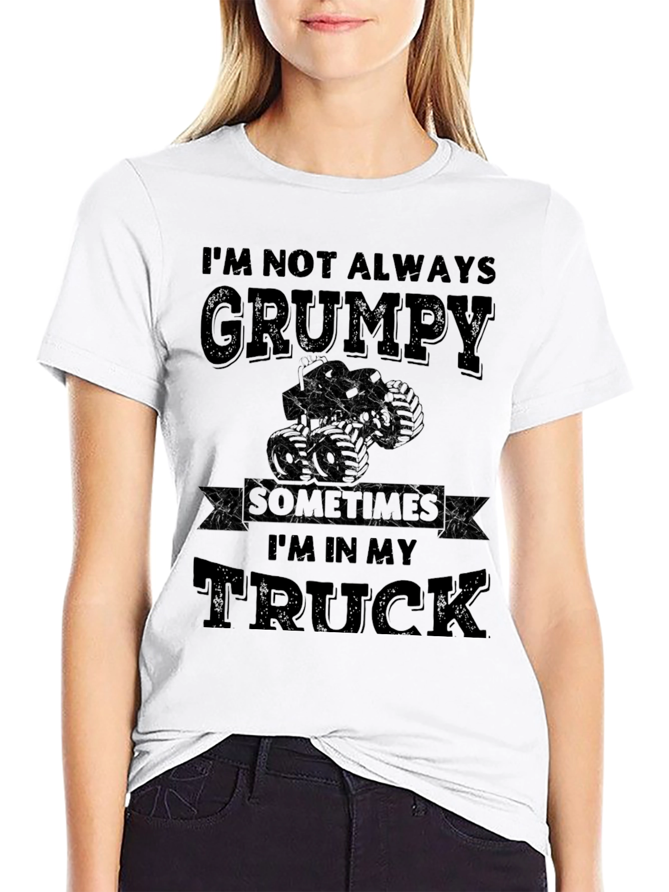 Grumpy Trucker T-Shirt: Funny Novelty Tee