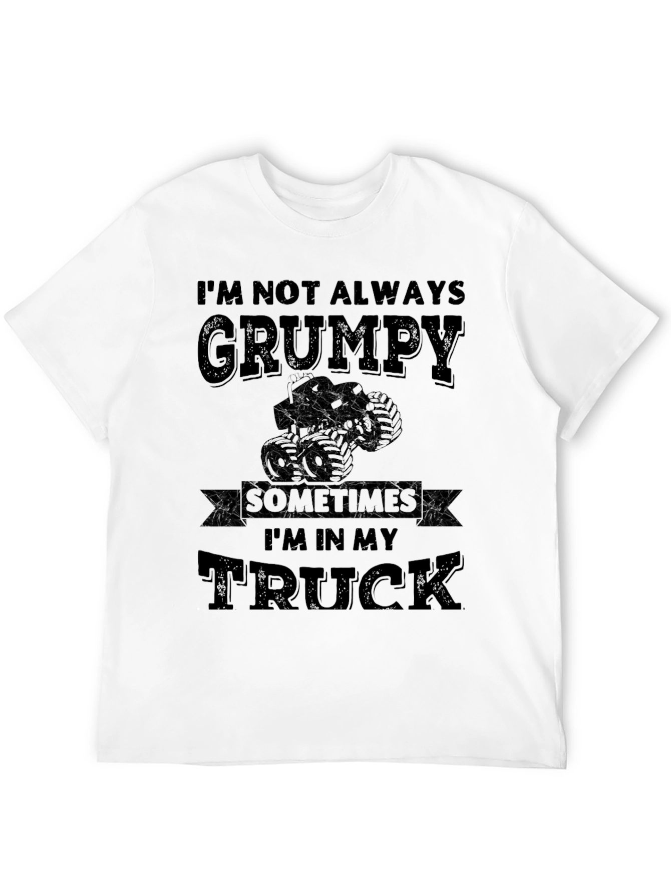 Grumpy Trucker T-Shirt: Funny Novelty Tee