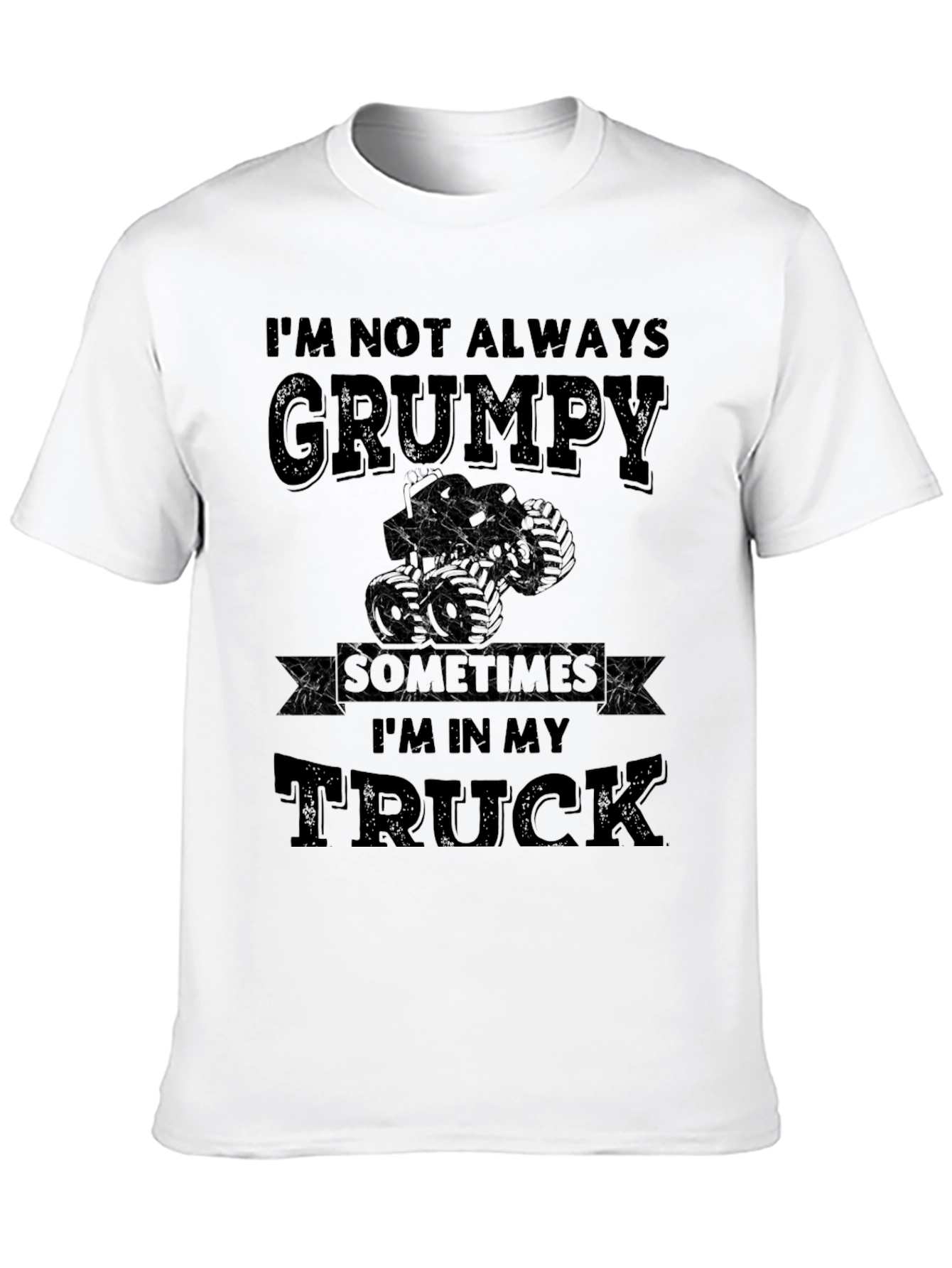 Grumpy Trucker T-Shirt: Funny Novelty Tee