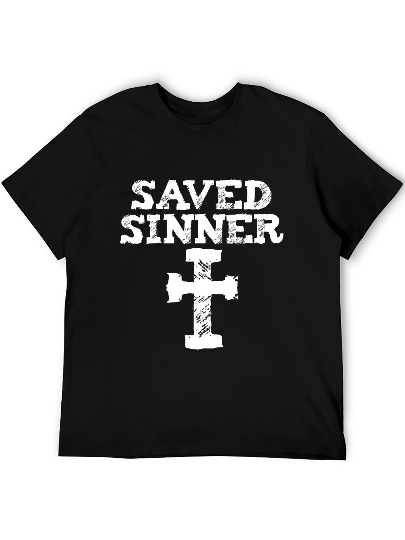Saved Sinner Graphic Tee - Religious T-Shirt