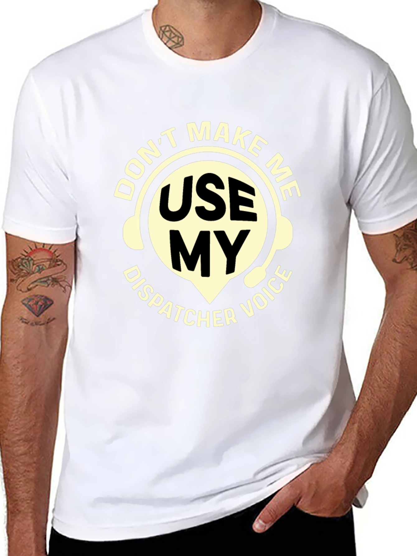 Dispatcher Voice T-Shirt - Funny 911 Operator Tee