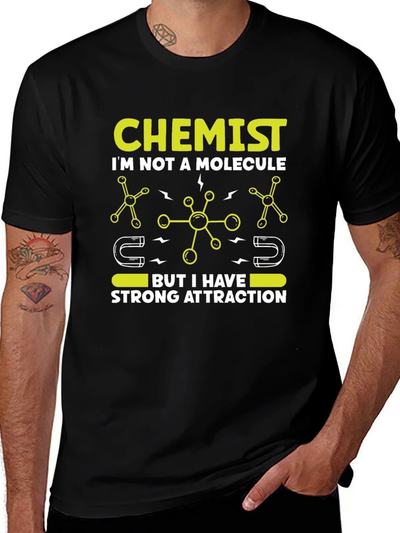 Chemist Strong Attraction T-Shirt - Science Tee