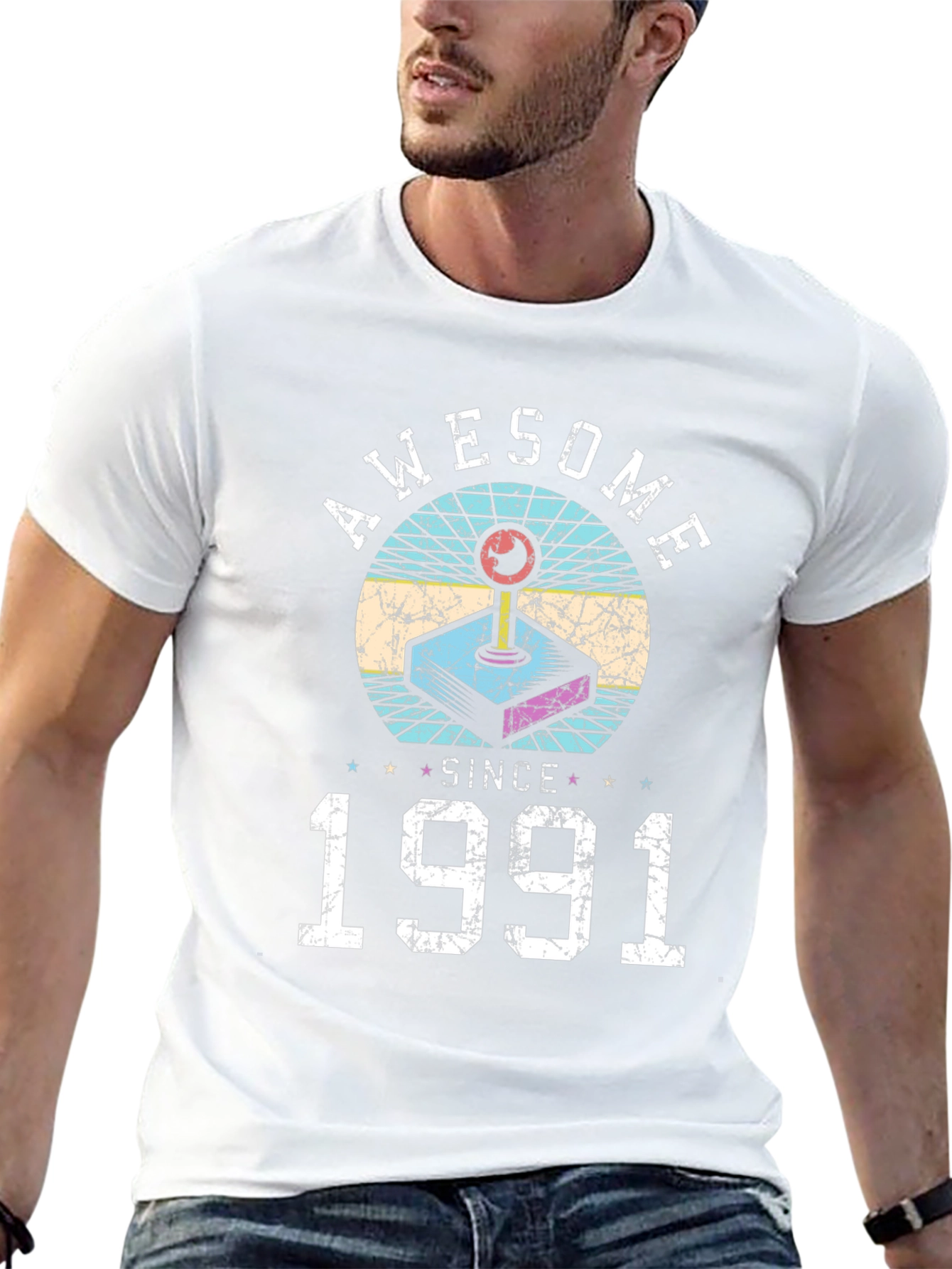 Awesome Since 1991 Retro Gamer T-Shirt