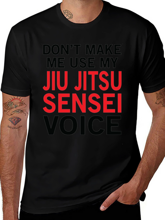 Jiu Jitsu Sensei Voice Graphic T-Shirt