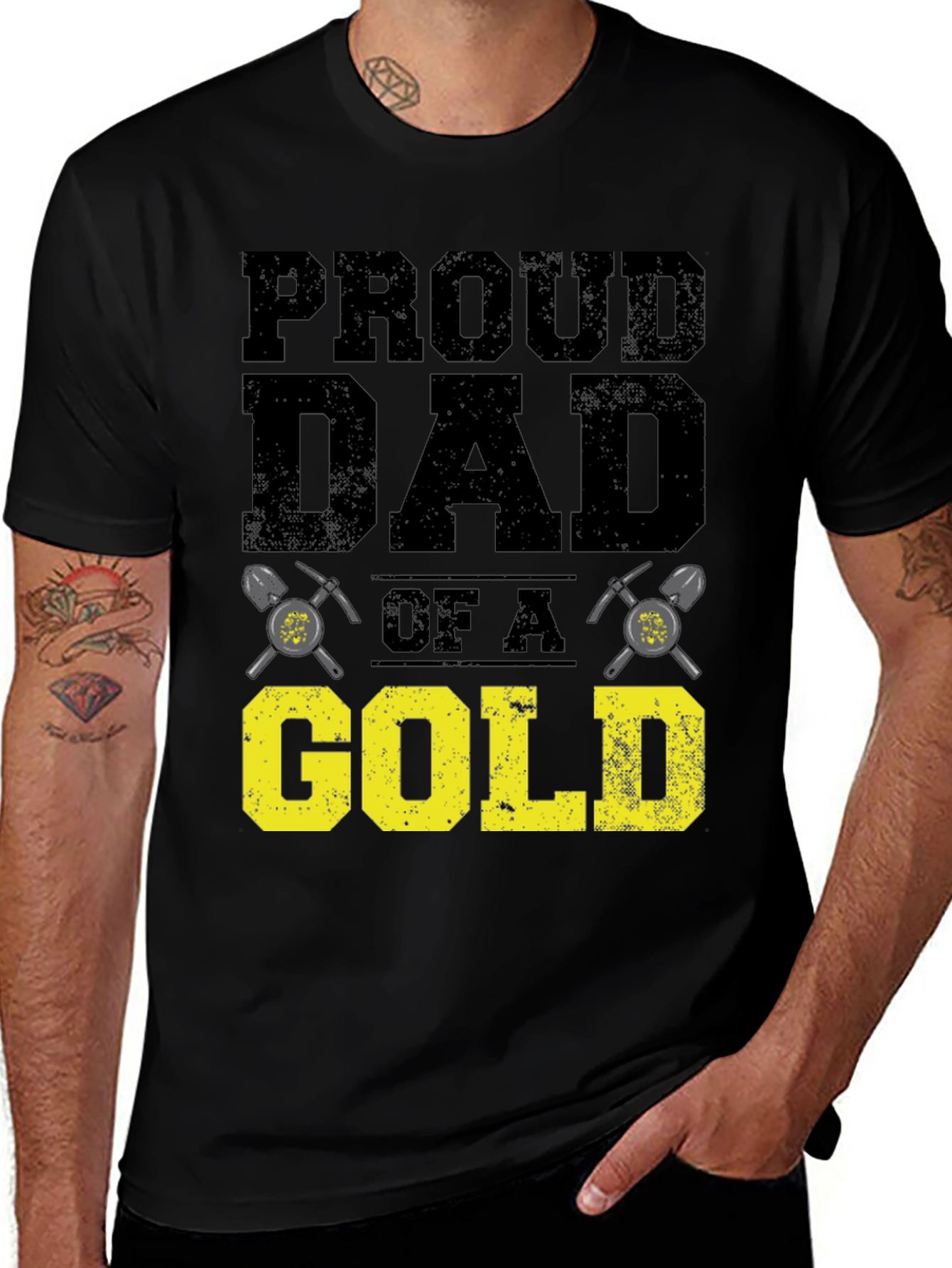Proud Dad of a Gold Miner T-Shirt