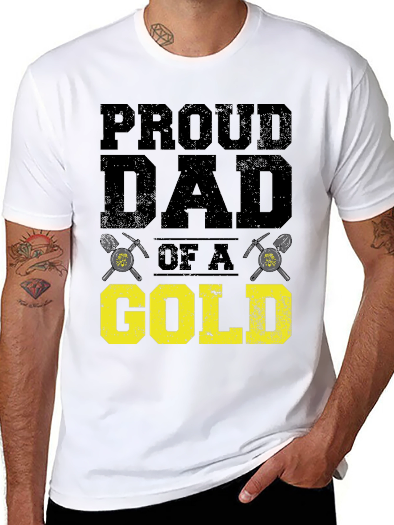 Proud Dad of a Gold Miner T-Shirt
