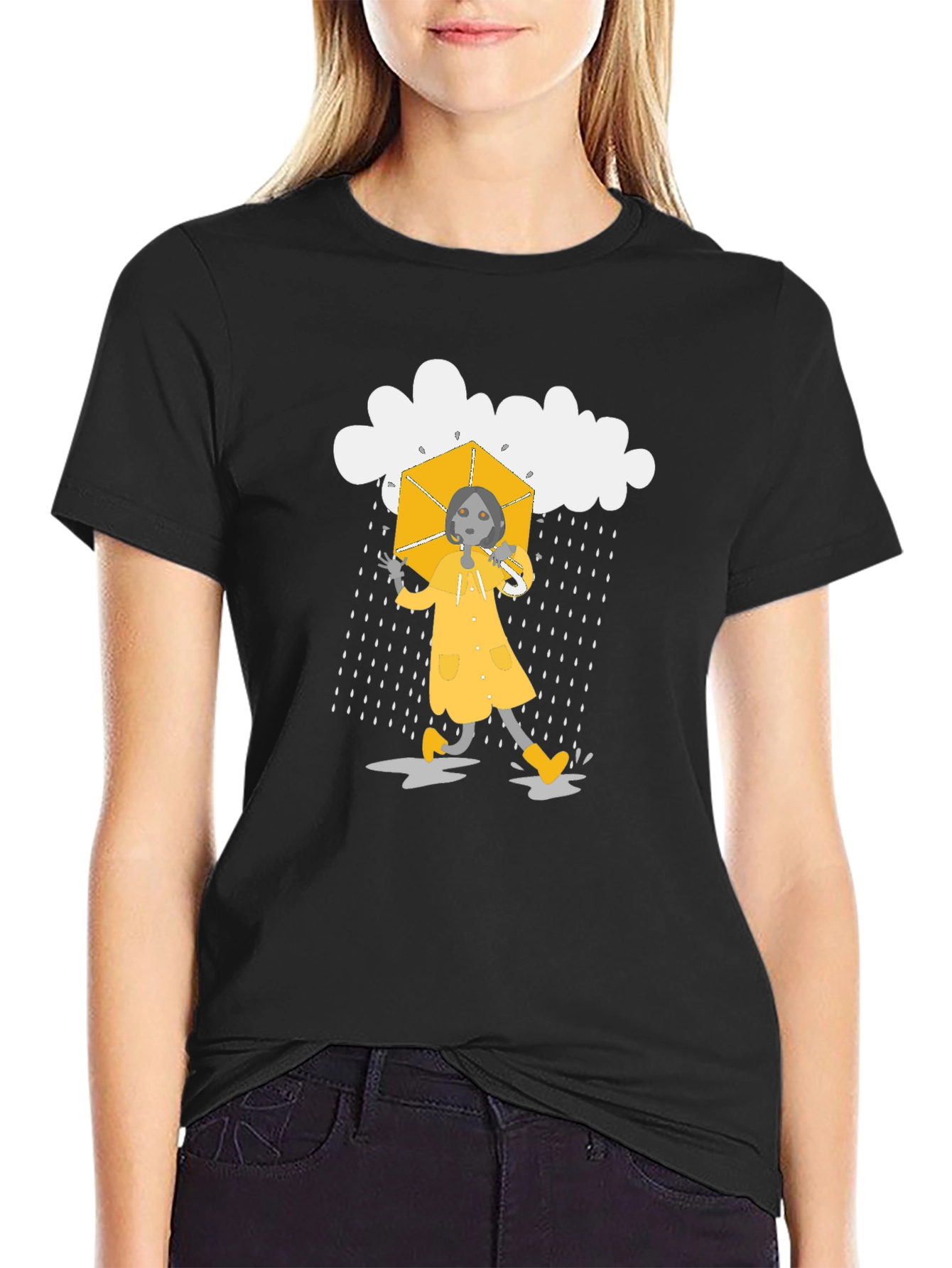 Rainy Day Graphic Tee - Quirky & Cool!