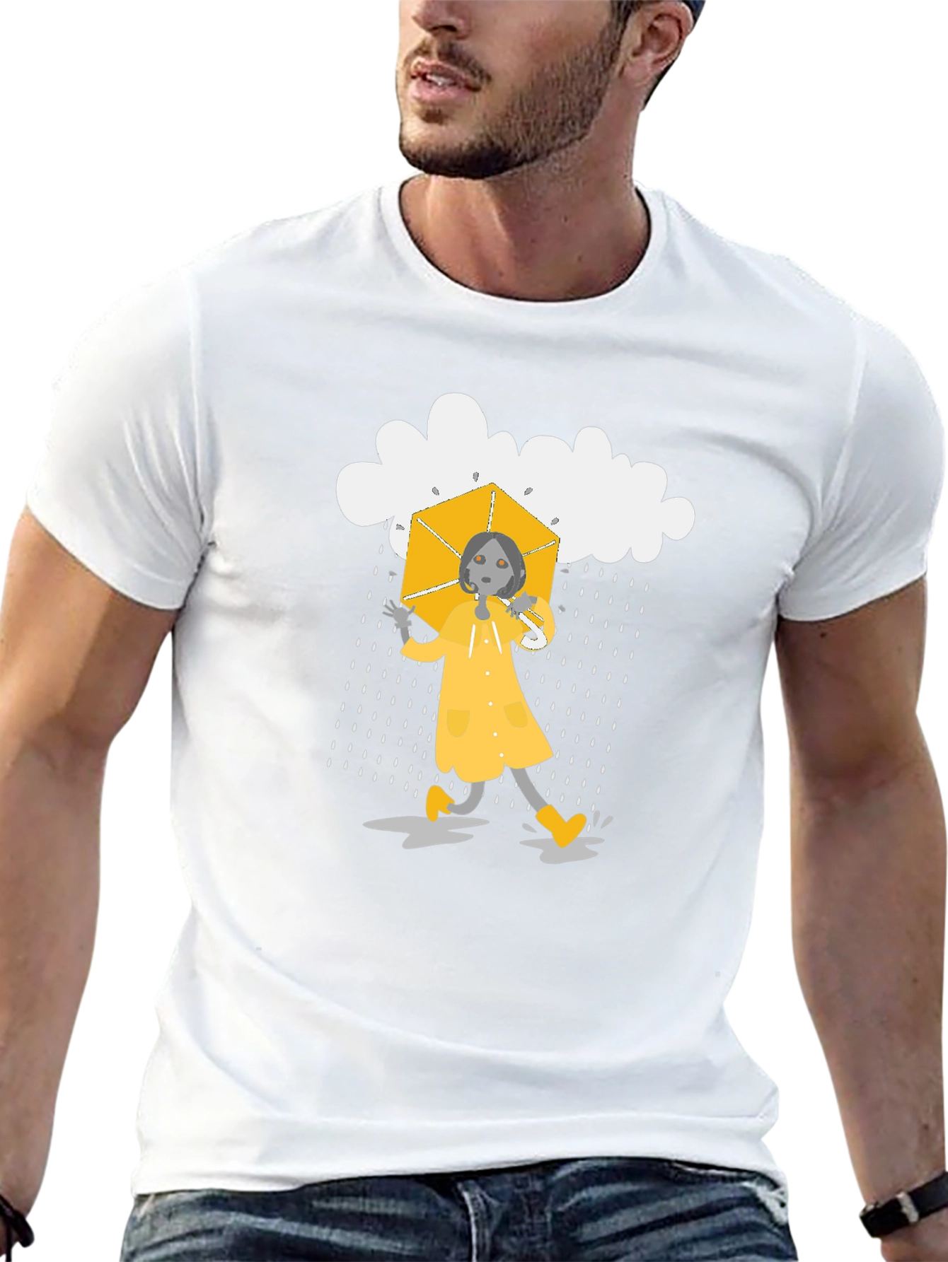 Rainy Day Graphic Tee - Quirky & Cool!