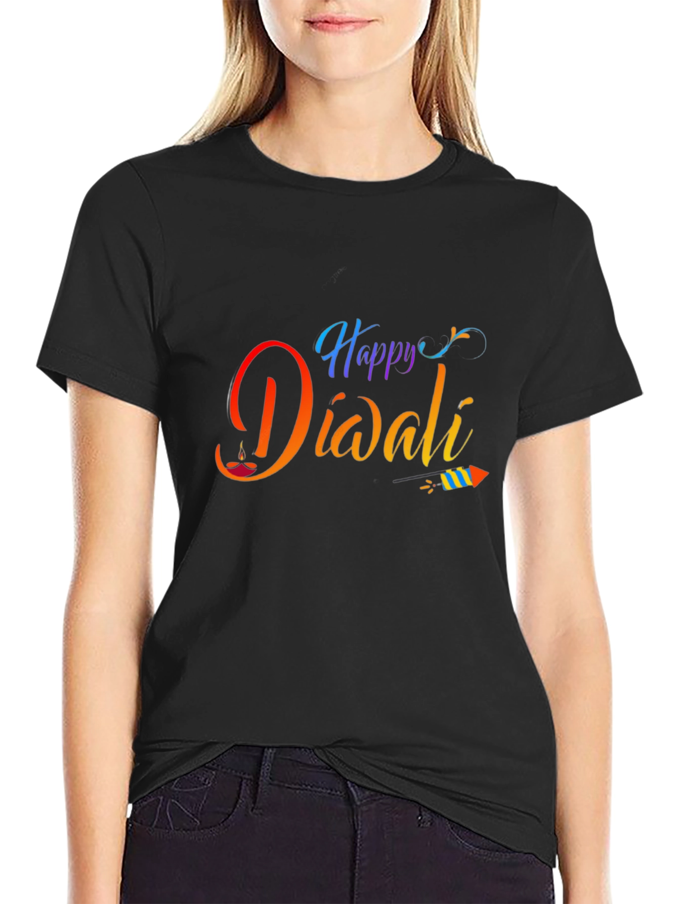 Happy Diwali T-Shirt - Festive Celebration