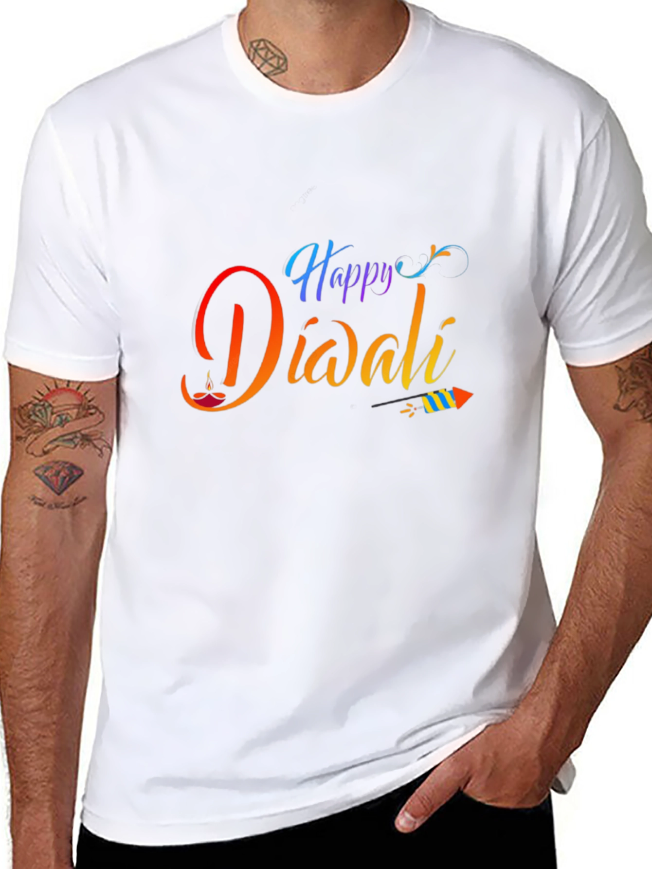 Happy Diwali T-Shirt - Festive Celebration