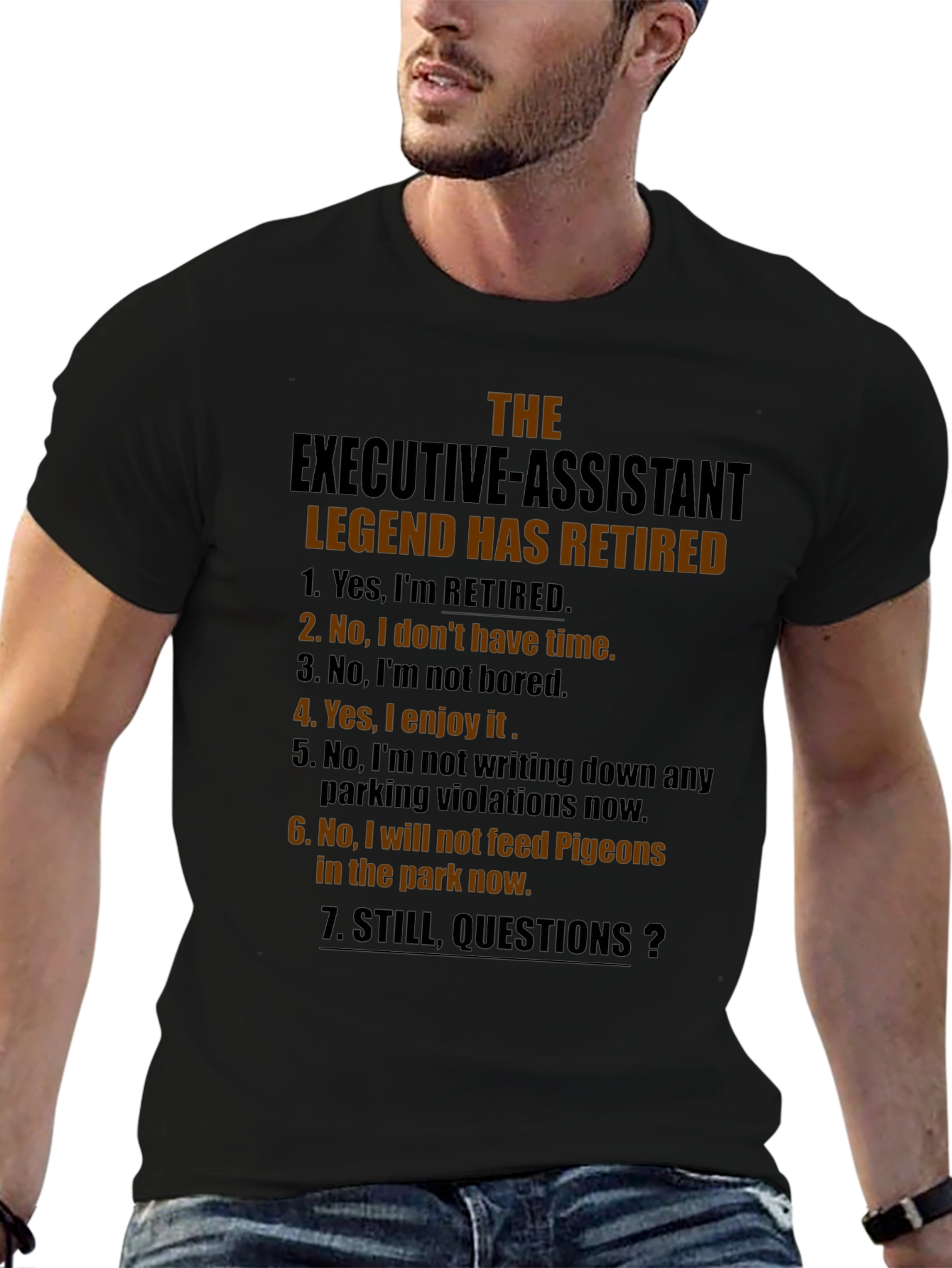 Retired Executive Assistant Legend Graphic Tee