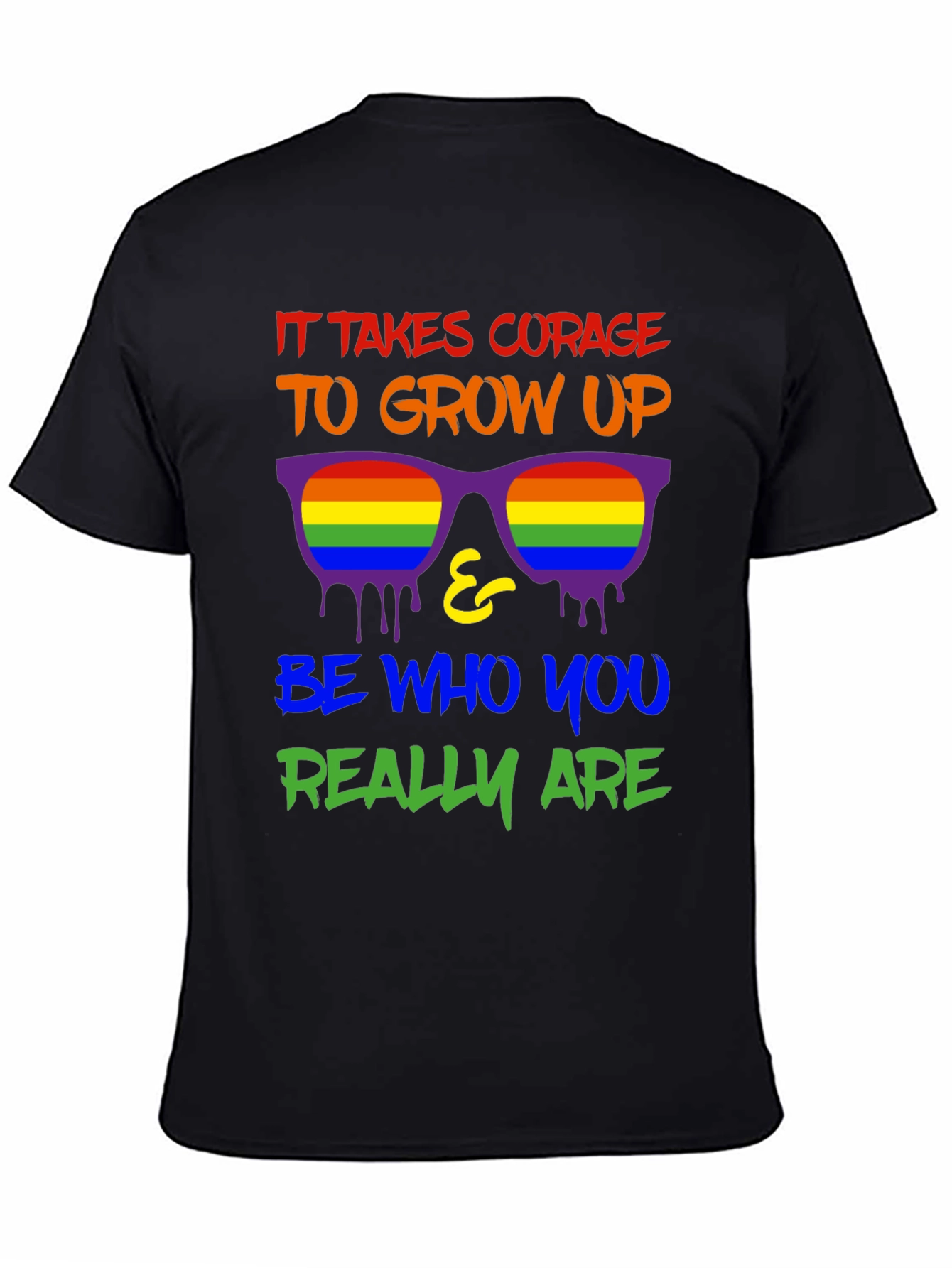 Courage to Grow Up LGBTQ+ Pride T-Shirt