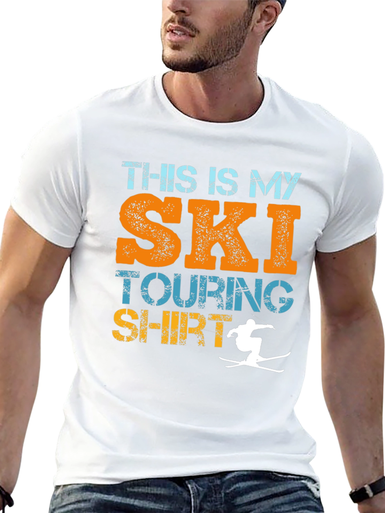 Ski Touring Shirt - Funny Skiing T-Shirt