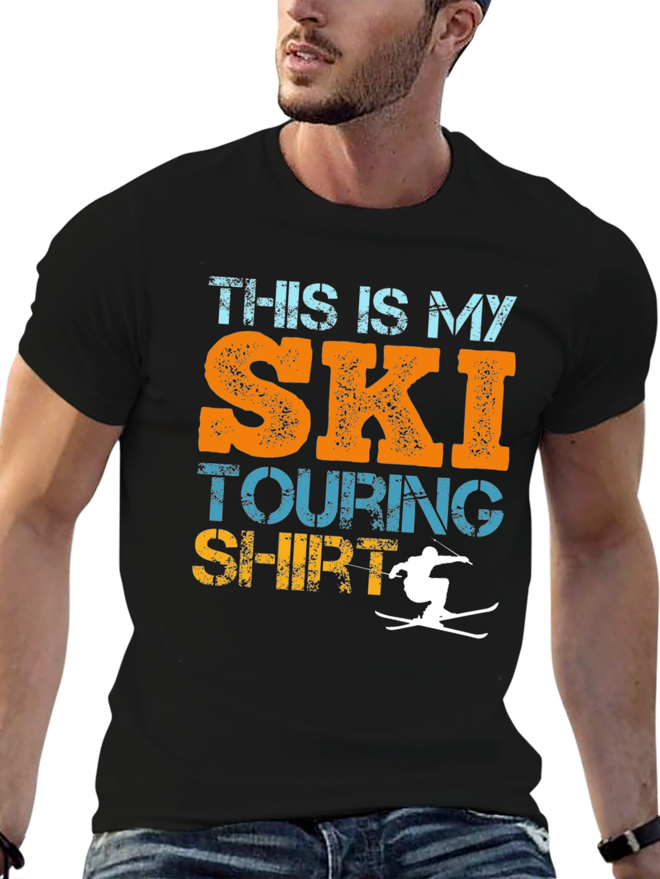 Ski Touring Shirt - Funny Skiing T-Shirt