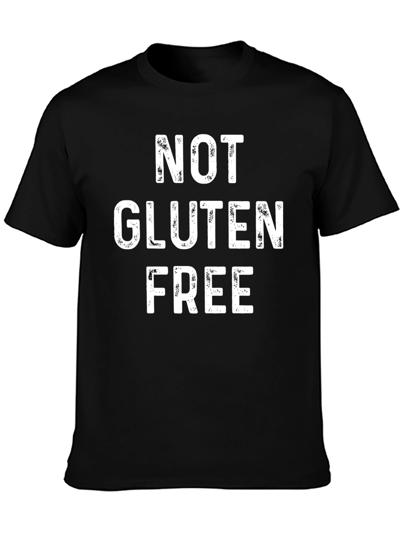 Not Gluten Free Graphic Tee - Black