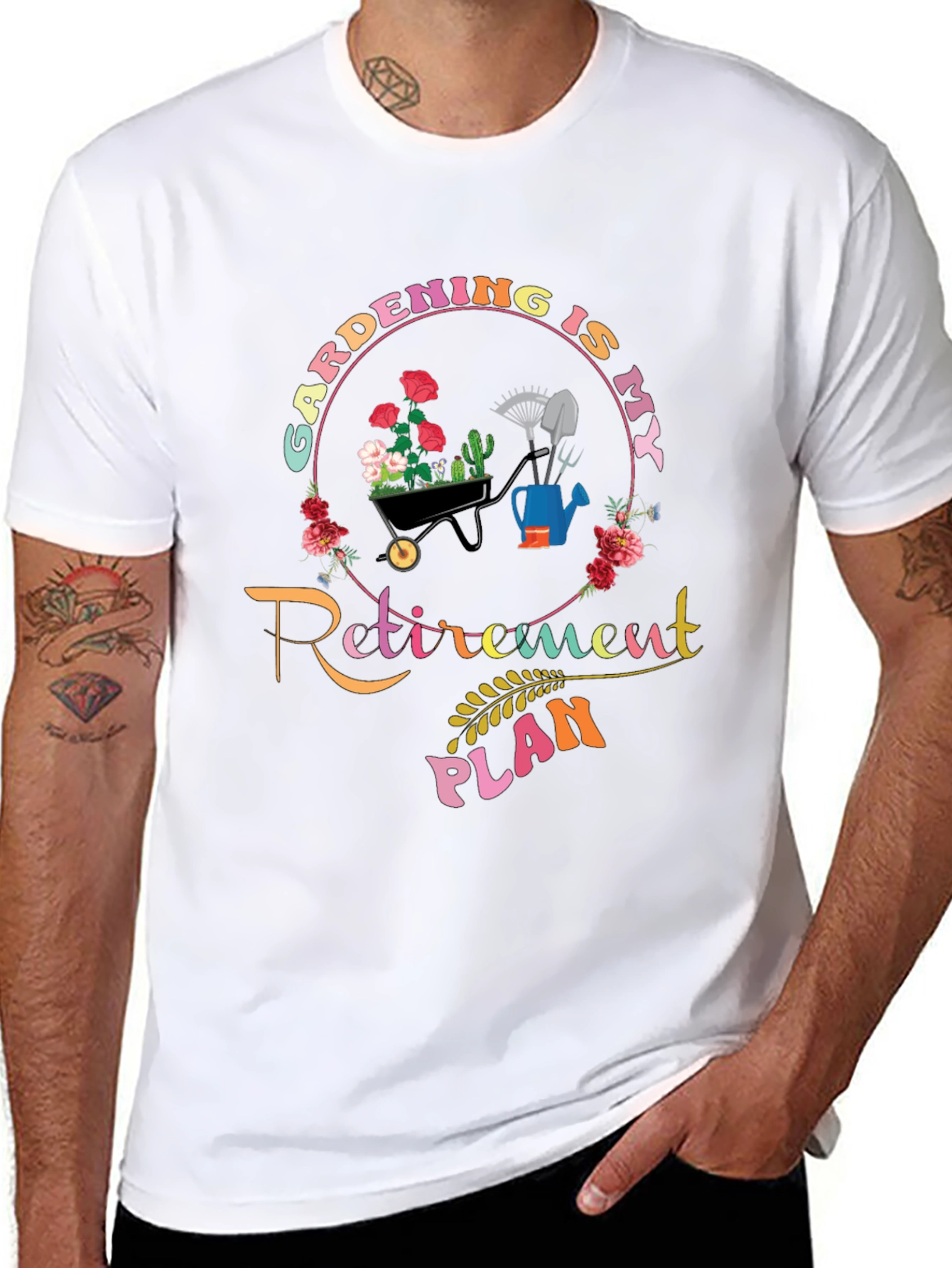 Gardening Retirement Plan T-Shirt - Gardener Gift