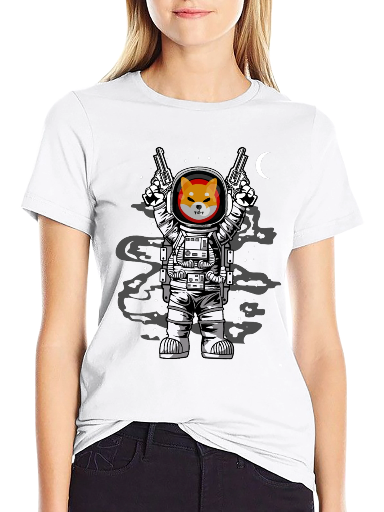Shiba Inu Astronaut T-Shirt