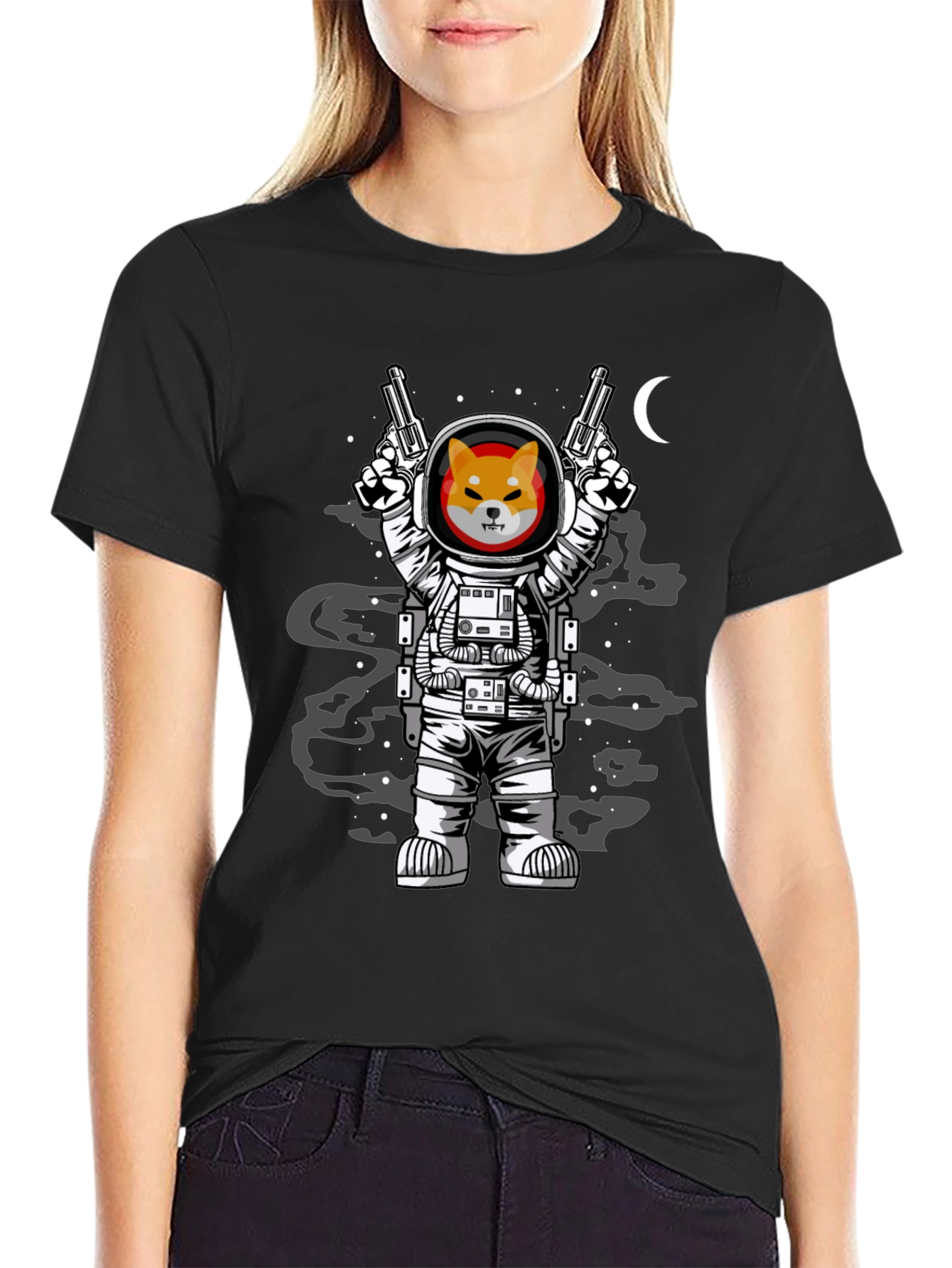 Shiba Inu Astronaut T-Shirt