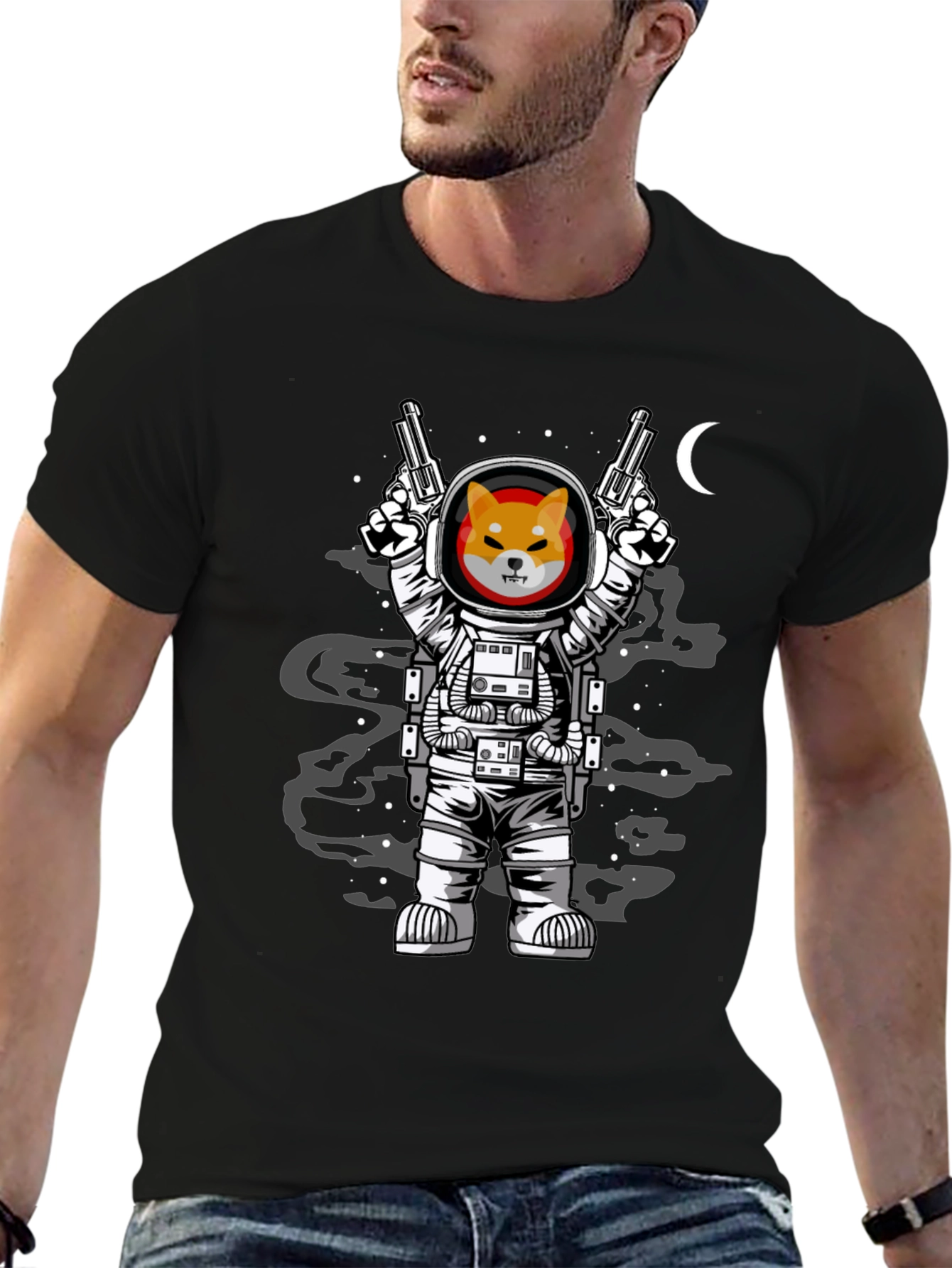 Shiba Inu Astronaut T-Shirt