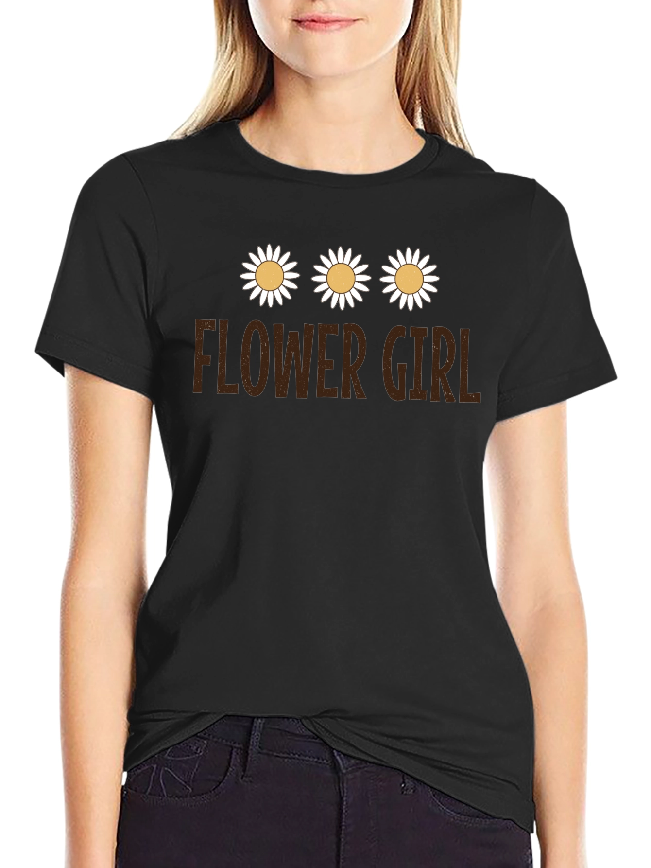 Flower Girl Graphic T-Shirt