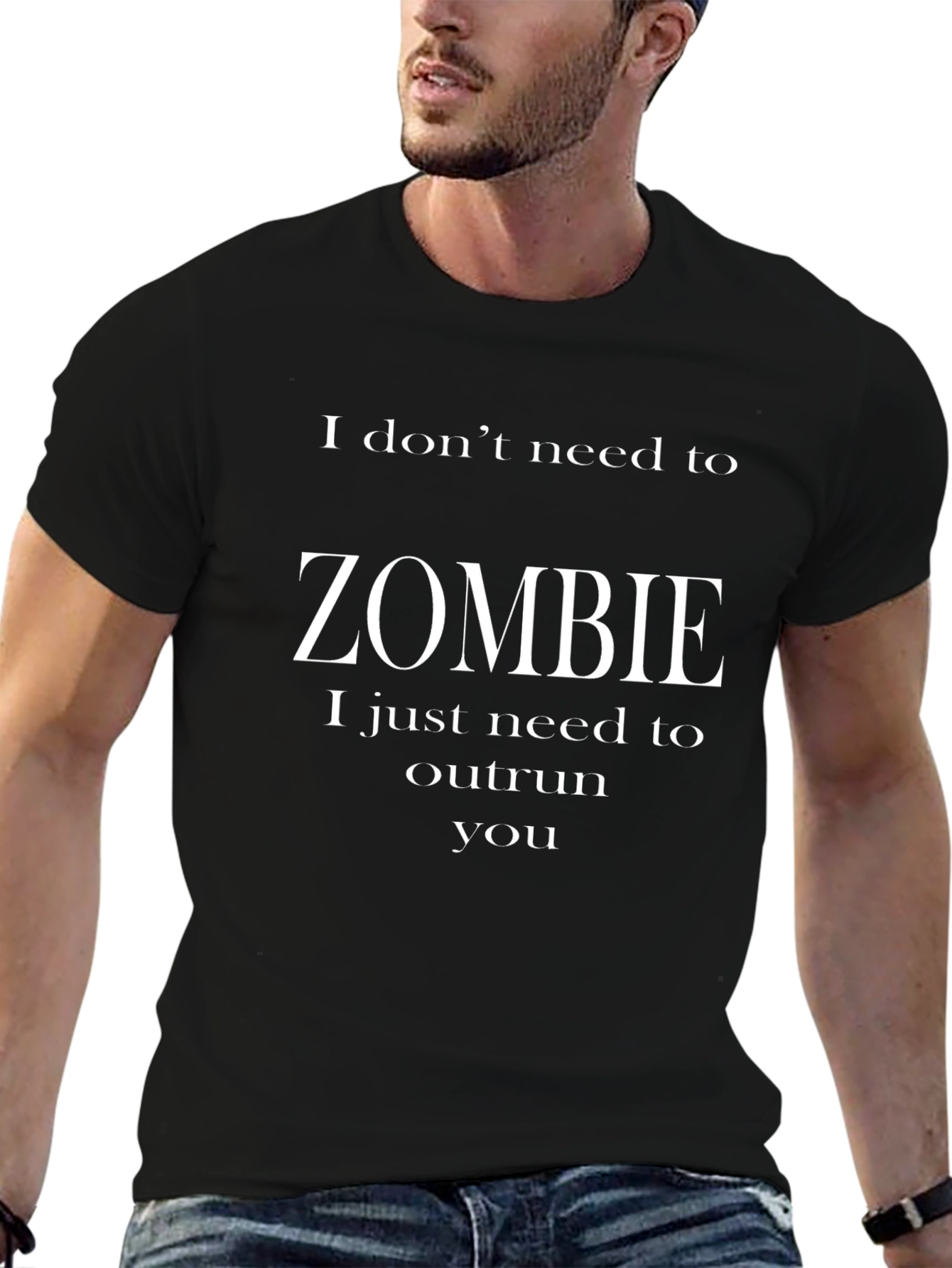 Zombie Outrun Funny T-Shirt