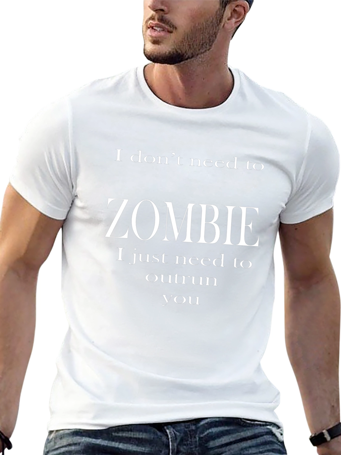 Zombie Outrun Funny T-Shirt