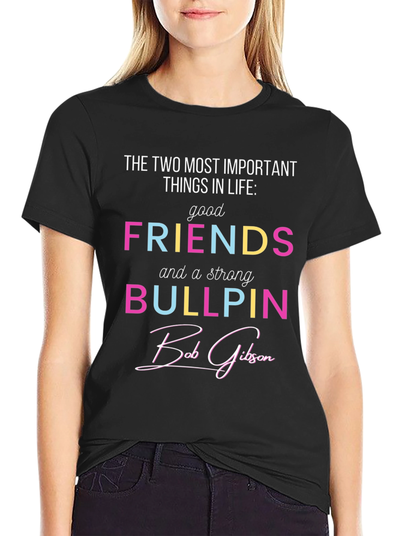 Friends & Bullpen Graphic Tee - Baseball Fan T-Shirt