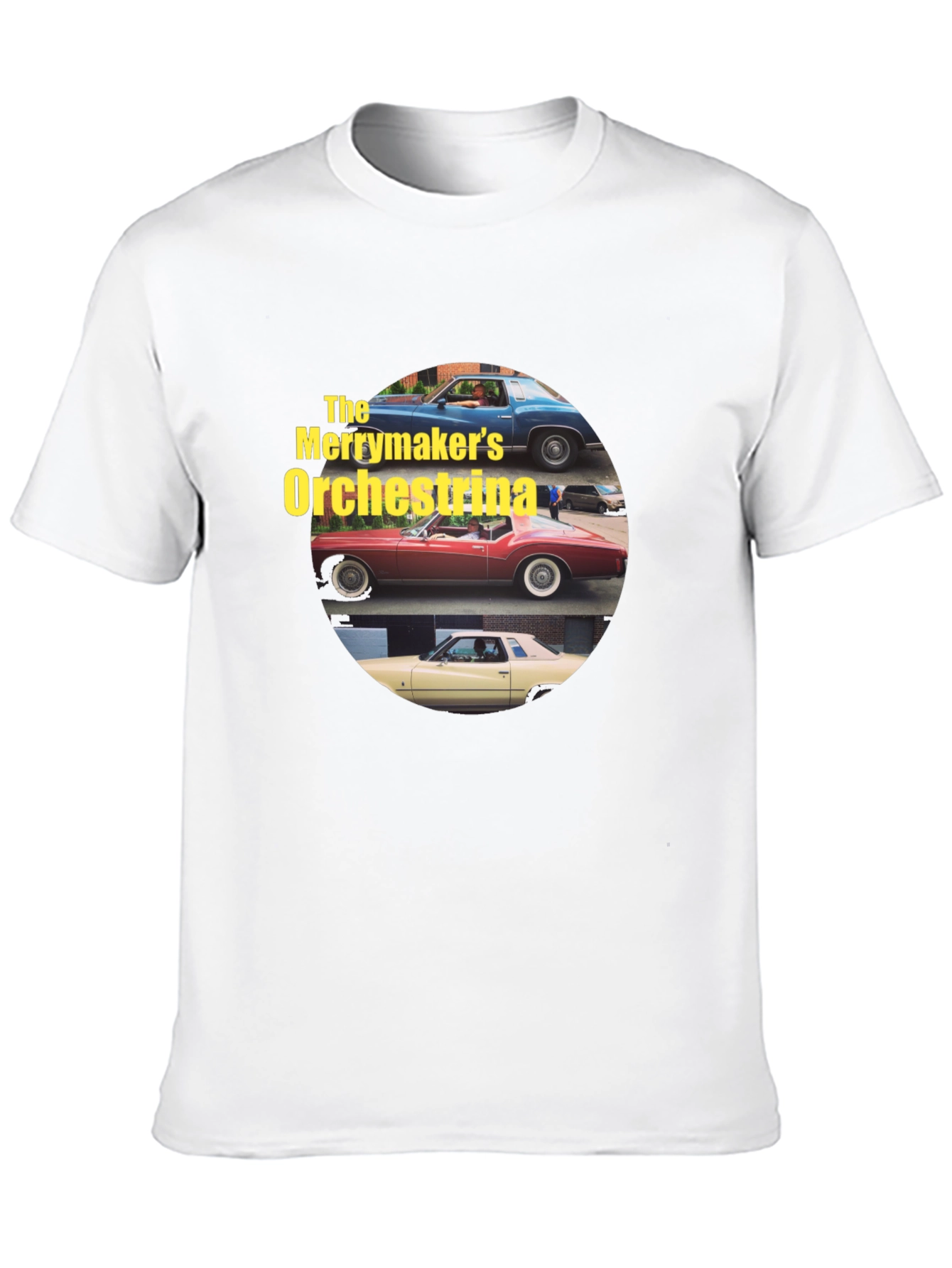 The Merrymakers Orchestrina Car T-Shirt