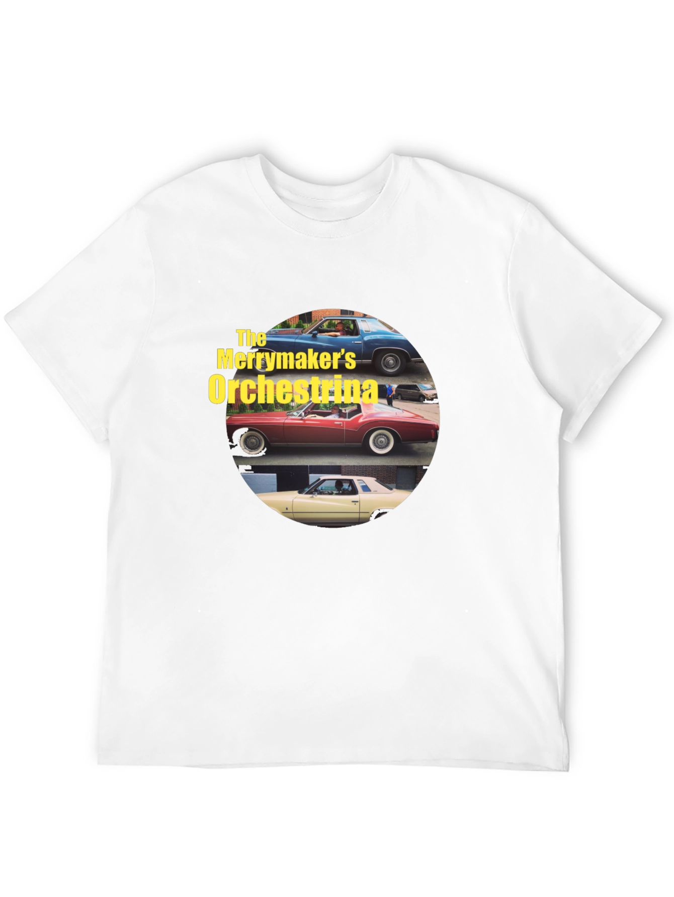 The Merrymakers Orchestrina Car T-Shirt
