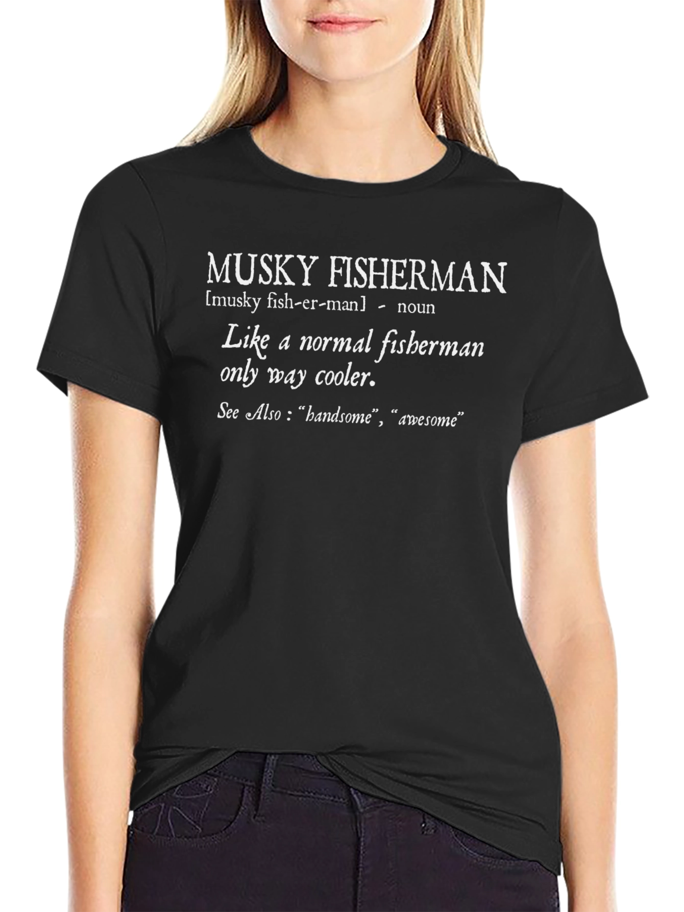 Musky Fisherman Graphic Tee