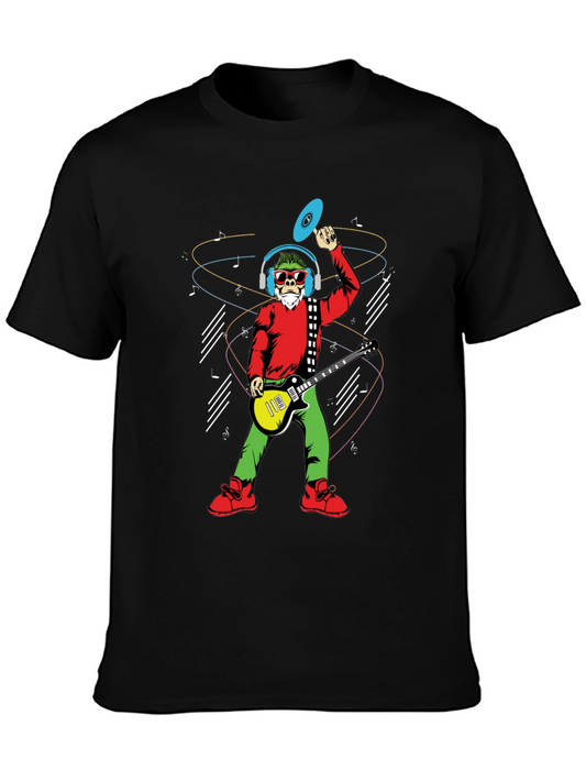 Groovy Santa T-Shirt - Musical Holiday Cheer