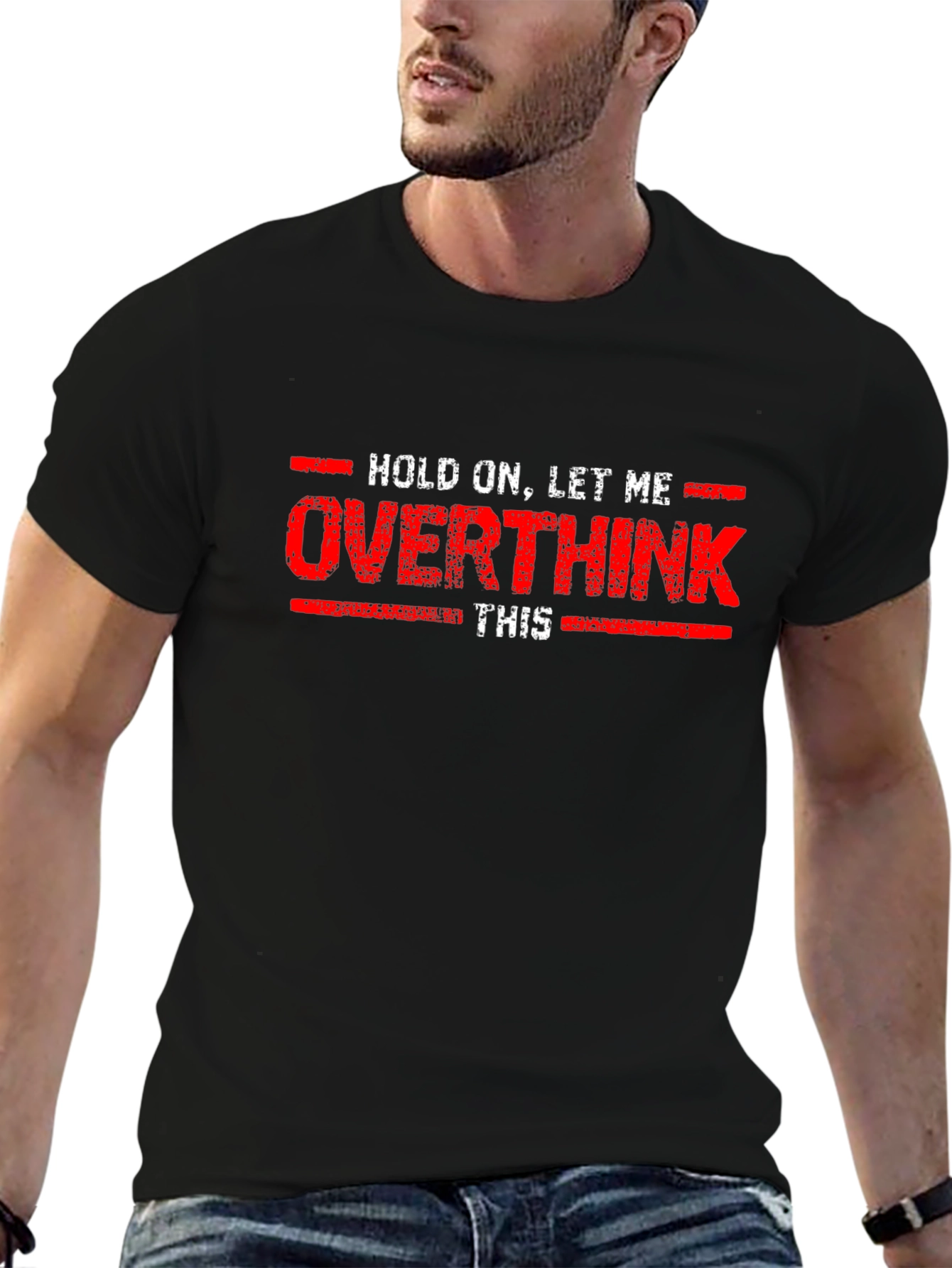 Overthink Funny Graphic T-Shirt