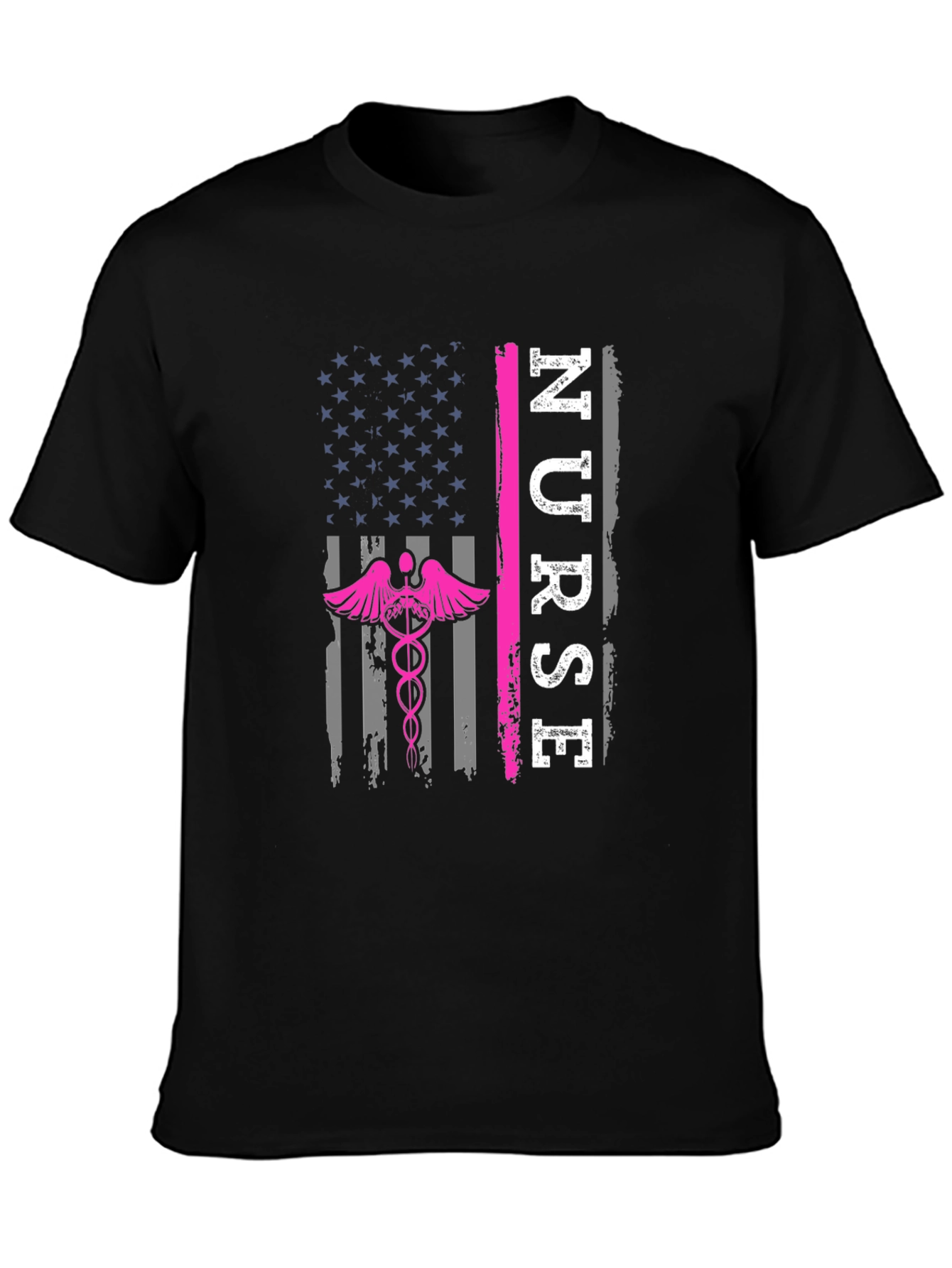 Nurse American Flag T-Shirt