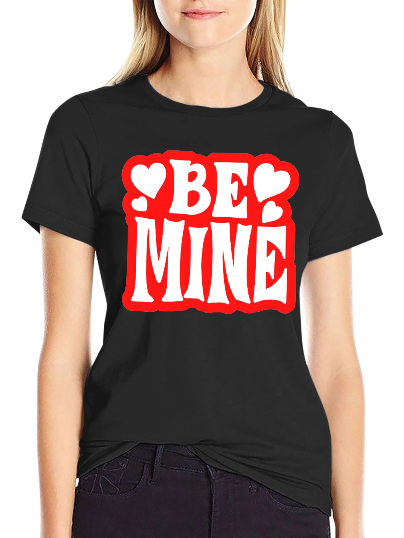 Be Mine Valentines Day Graphic T-Shirt