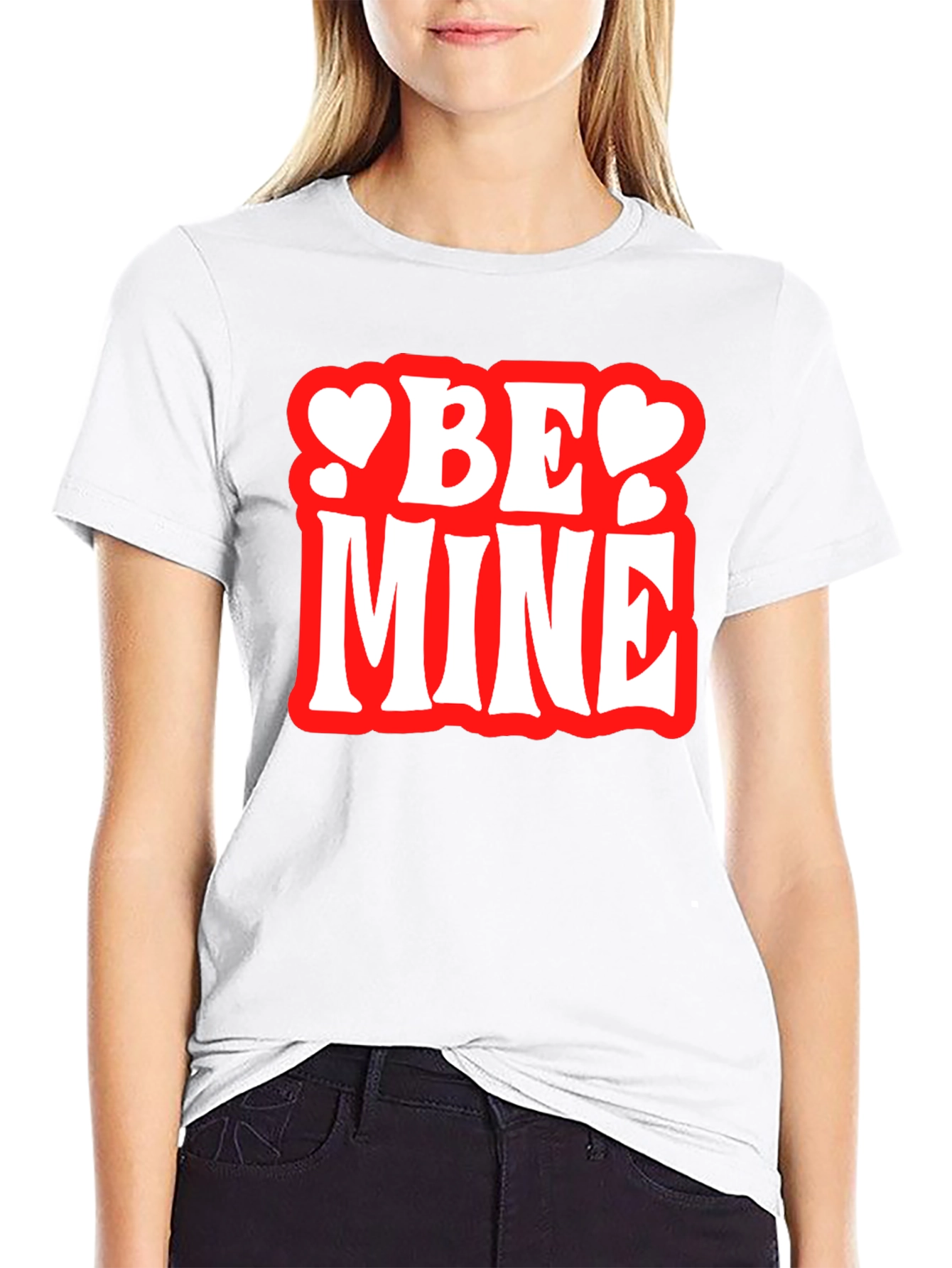 Be Mine Valentines Day Graphic T-Shirt