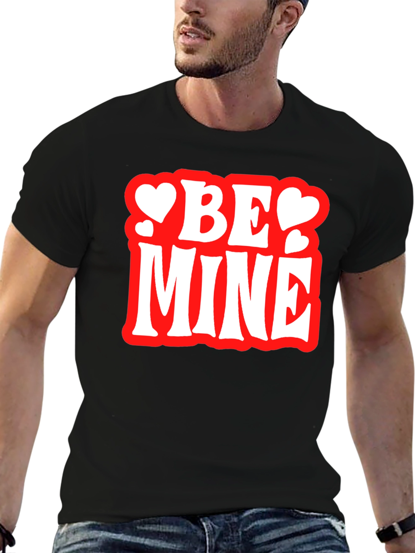 Be Mine Valentines Day Graphic T-Shirt
