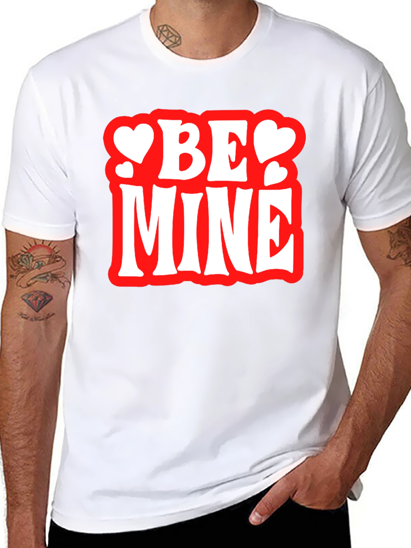 Be Mine Valentines Day Graphic T-Shirt