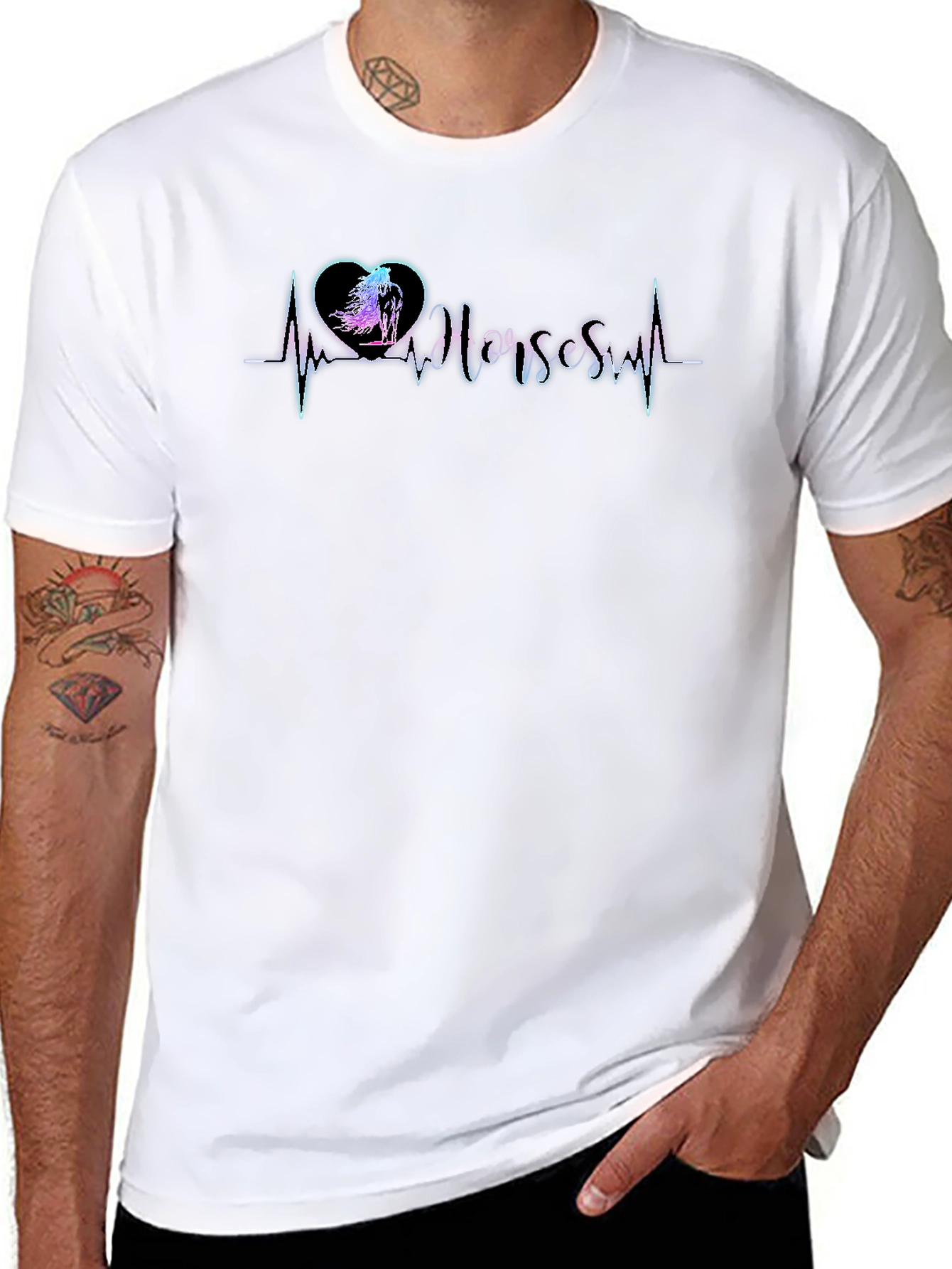 Heartbeat Horse T-Shirt - Equestrian Style